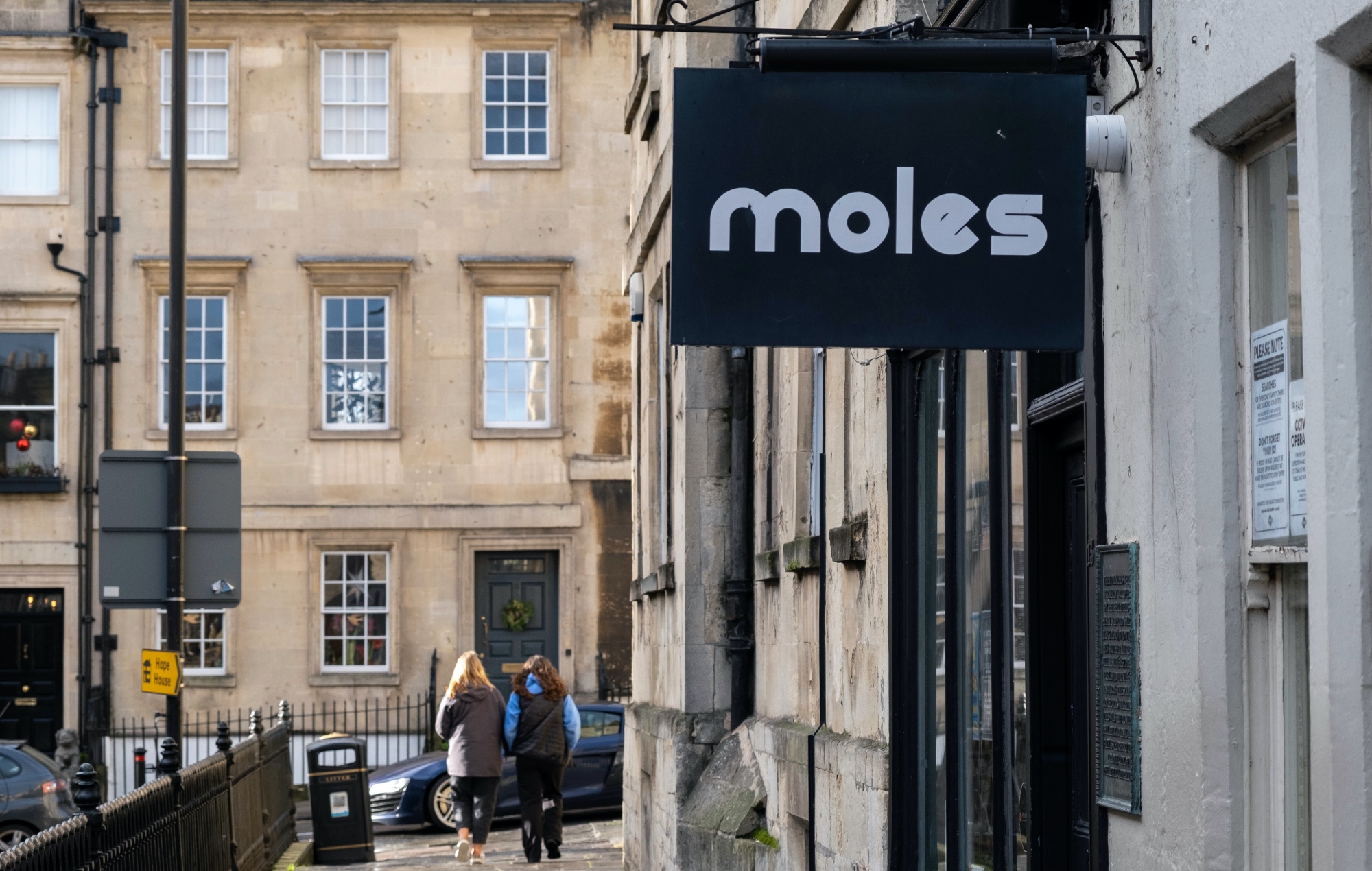 Moles music venue in Bath