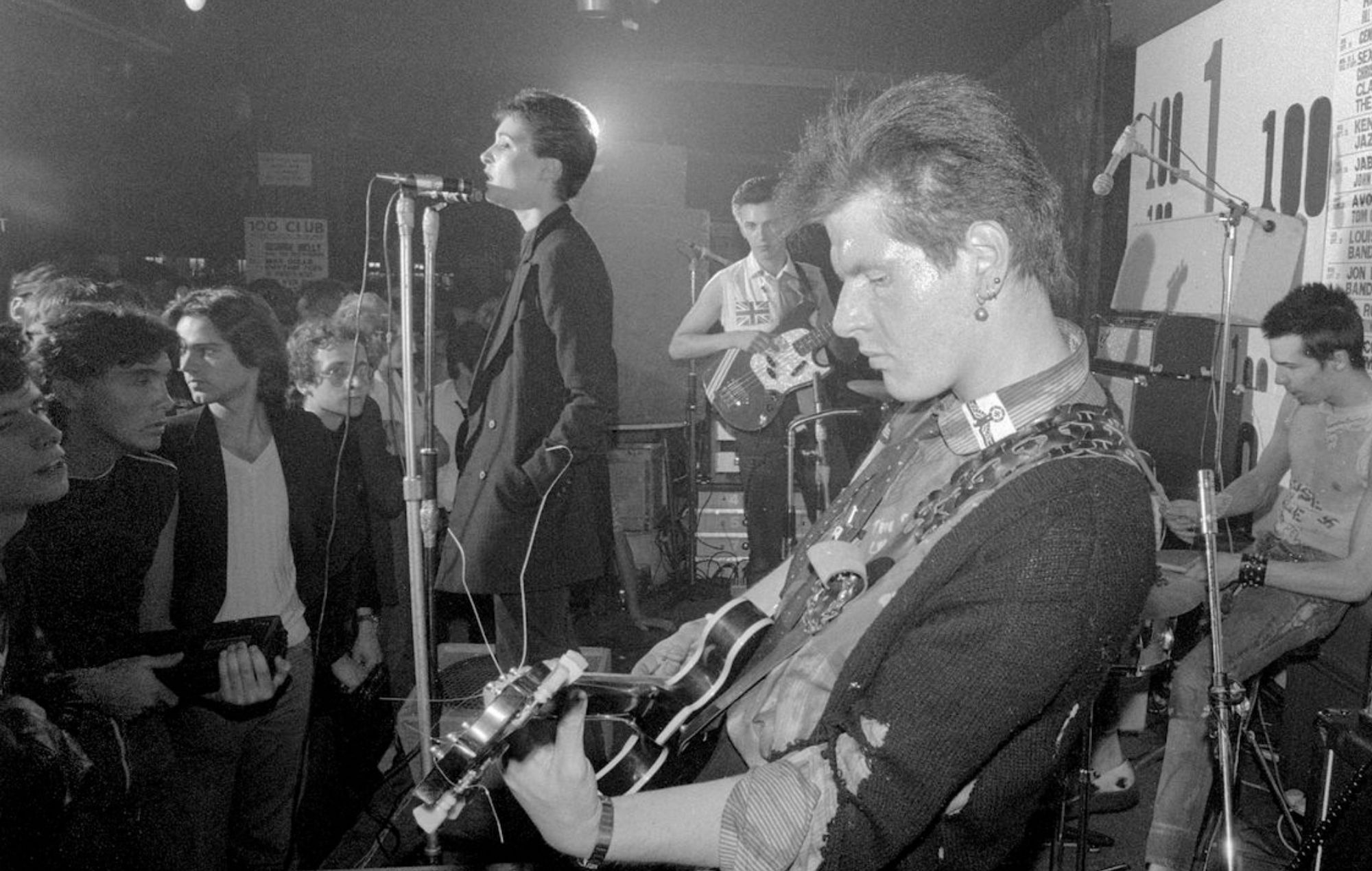 Siouxsie And The Banshees at The 100 Club, 1976. CREDIT: Barry Plummer