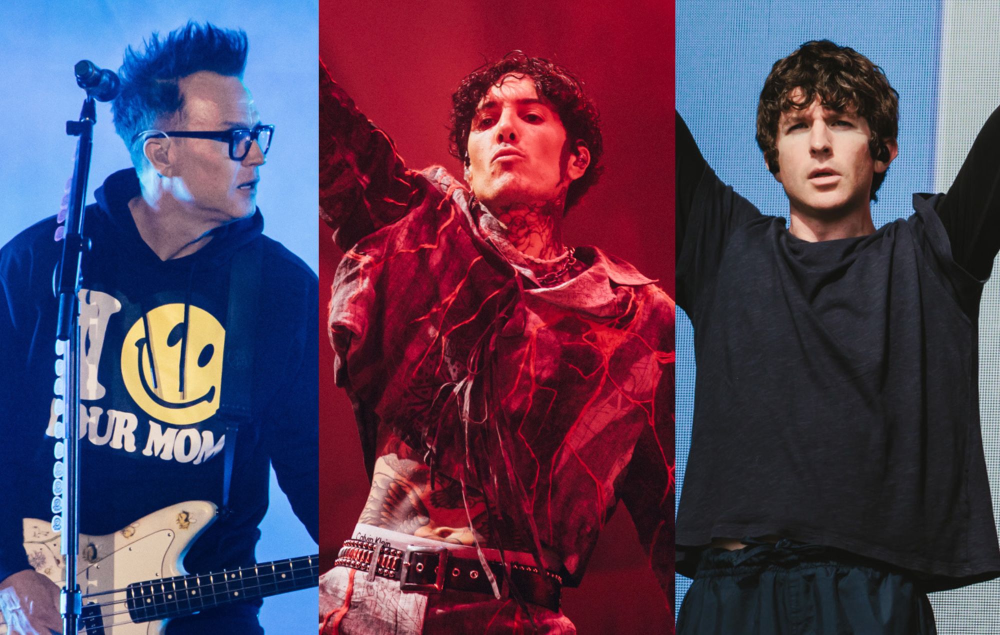Blink-182, Bring Me The Horizon, Turnstile.