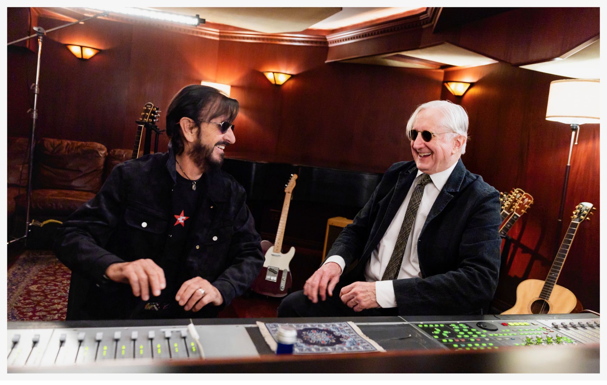 Ringo Starr and T Bone Burnett. Credit: Scott Ritchie