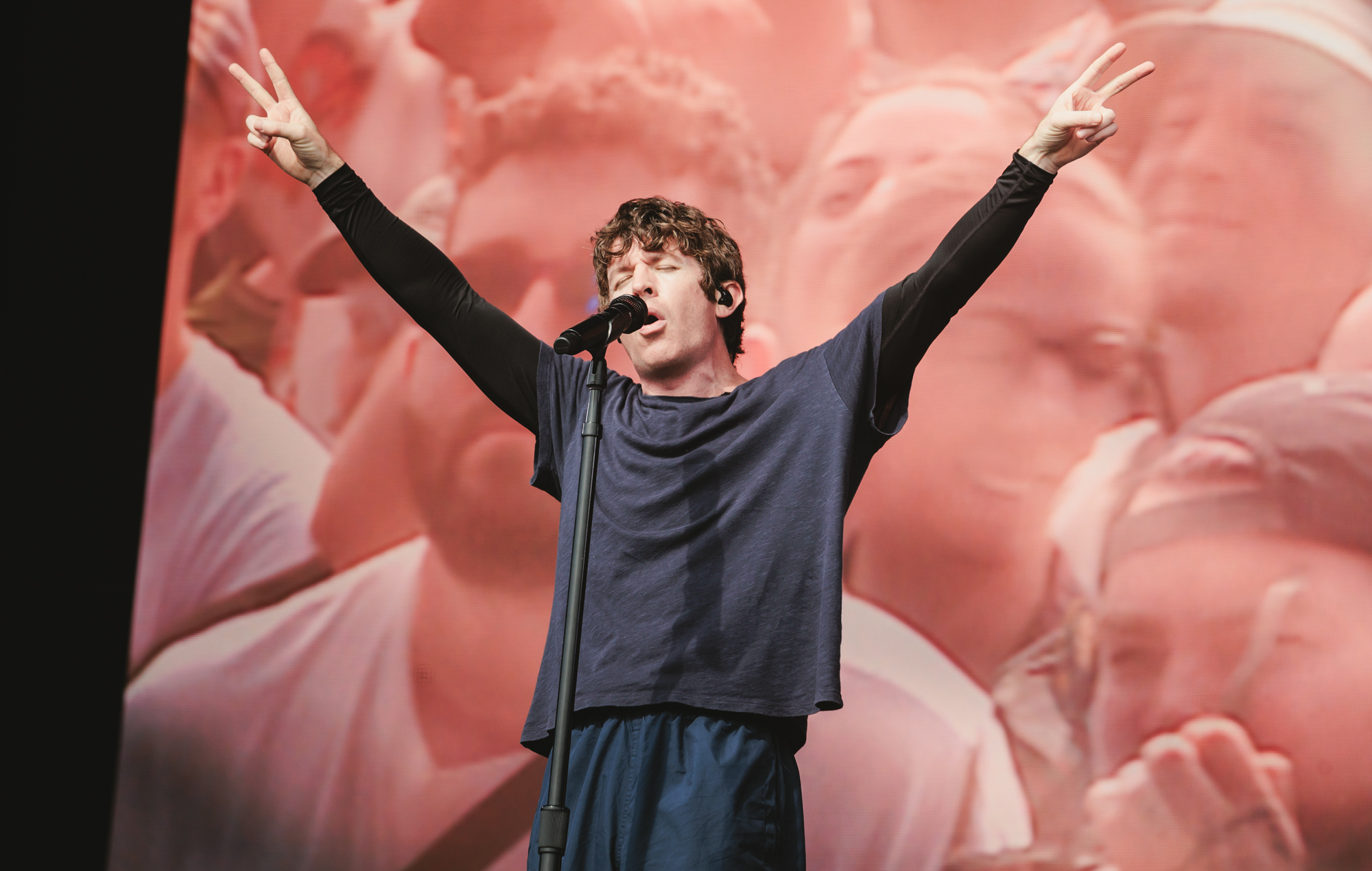 Turnstile perform live at Glastonbury 2025, photo by Andy Ford