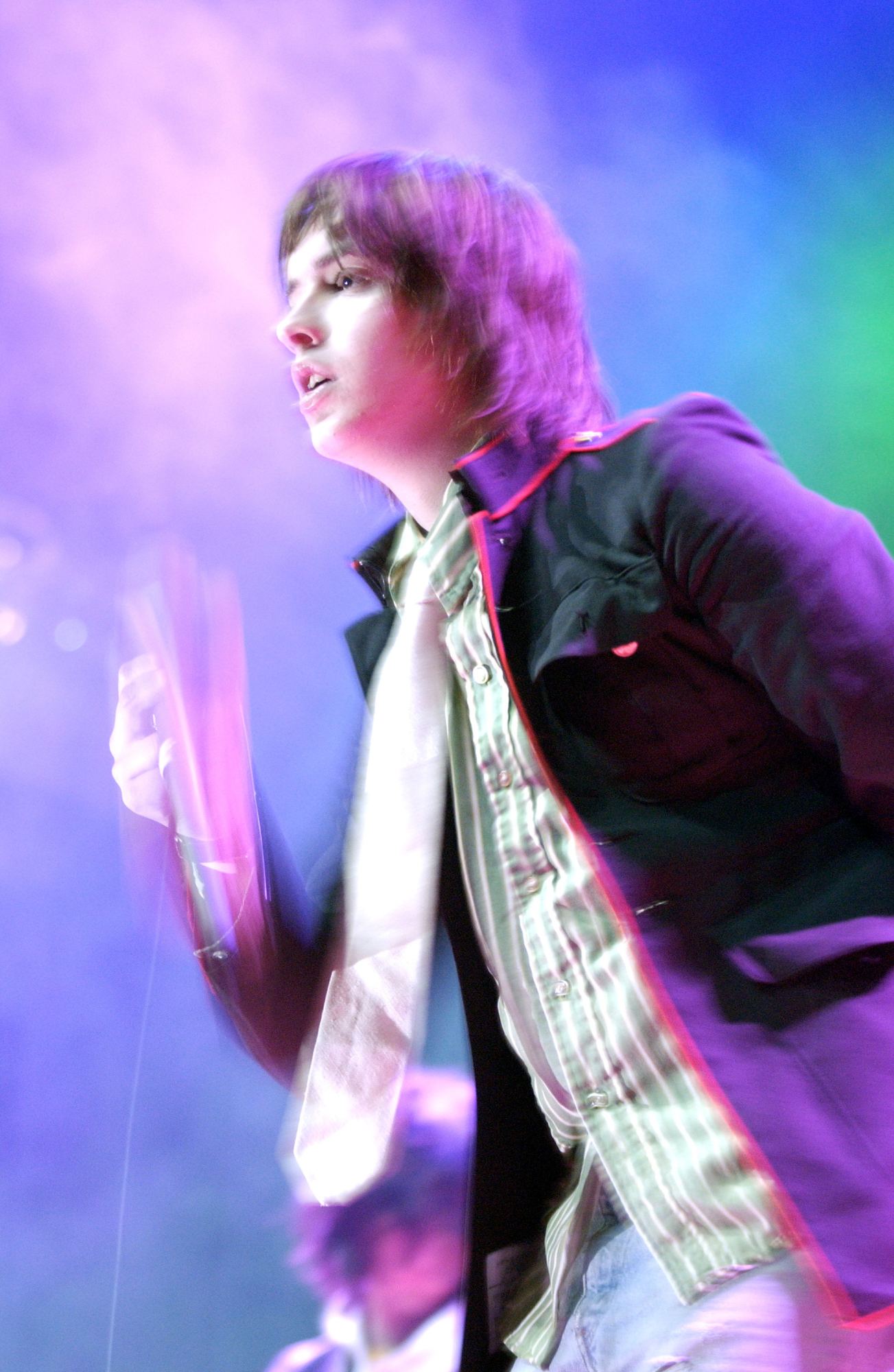 Julian Casablancas of The Strokes performs at the House of Blues in Las Vegas in 2002 (Photo by Scott Harrison/Getty Images)