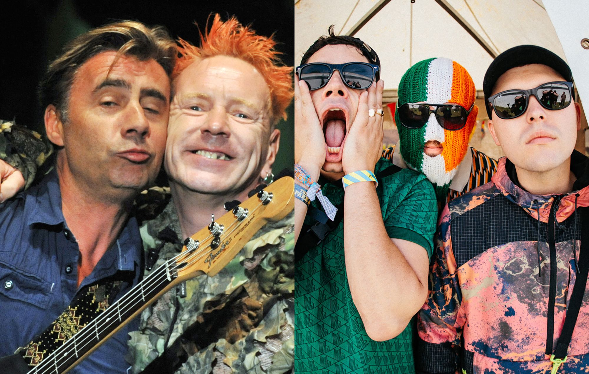 Johnny Rotten and Glen Matlock, and Kneecap