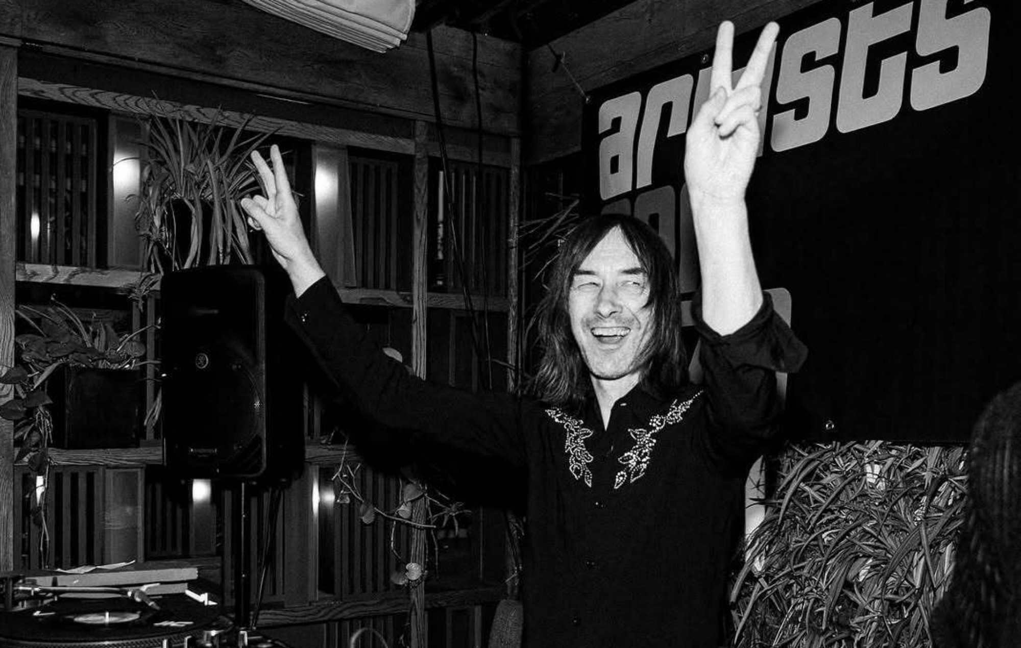 Bobby Gillespie at Artists for Gaza