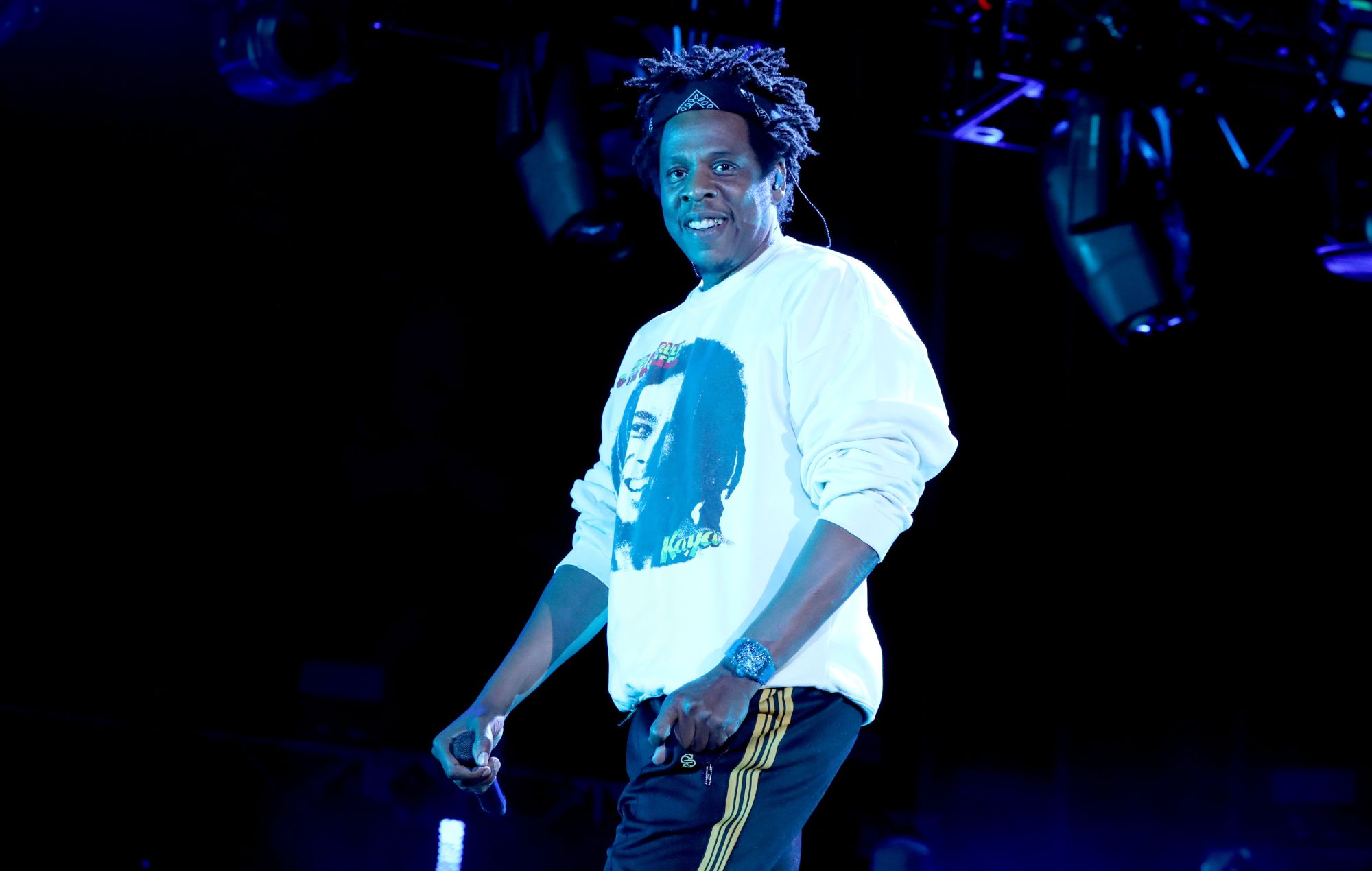 Jay-Z performs live