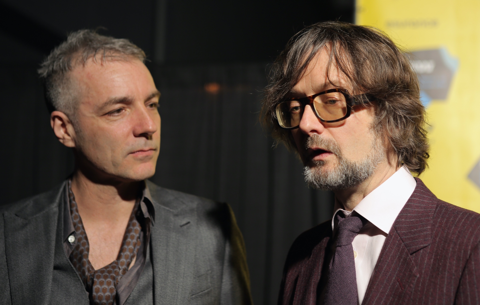 Steve Mackey and Jarvis Cocker of Pulp