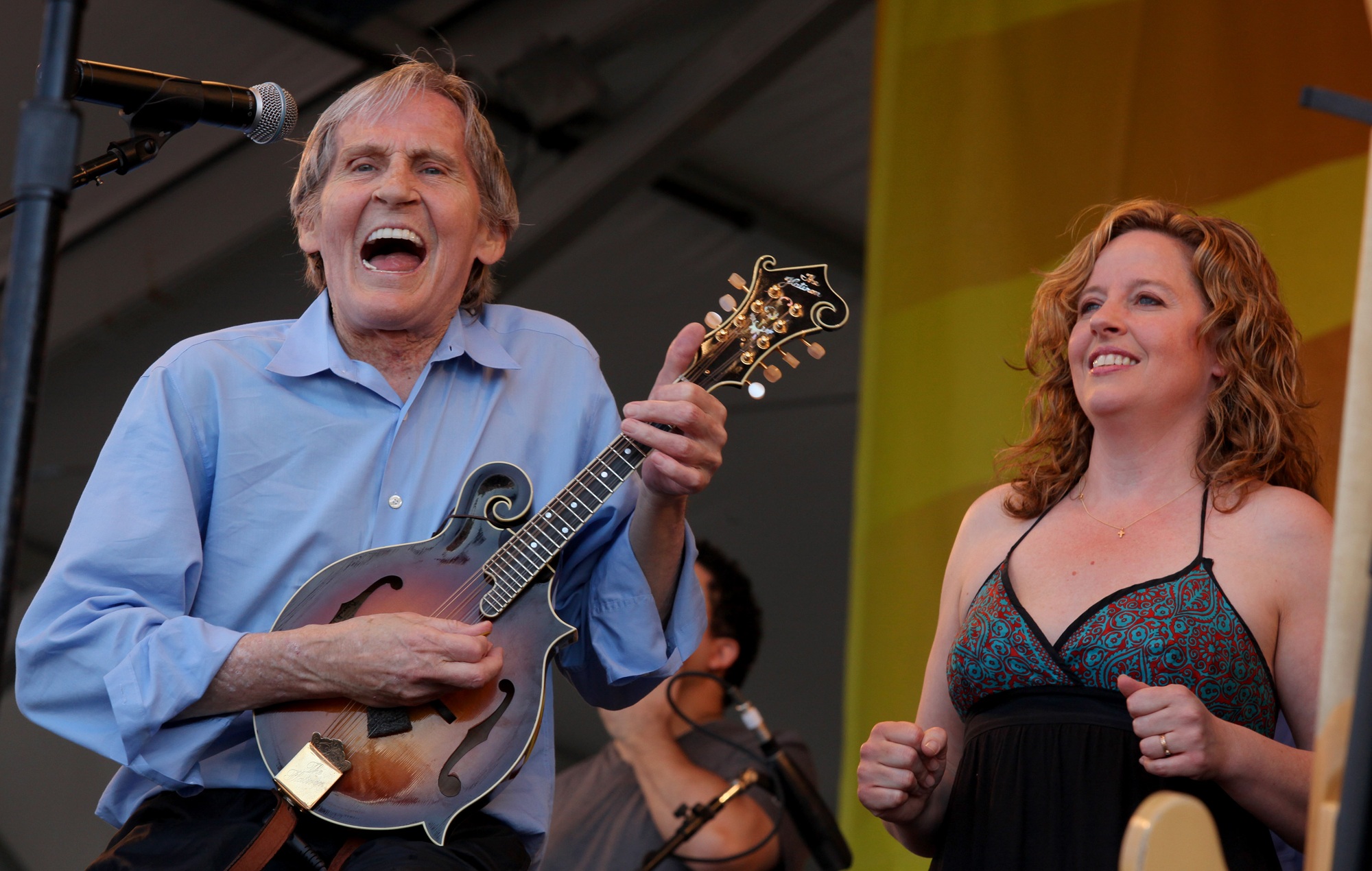 Levon Helm and daughter Amy Helm