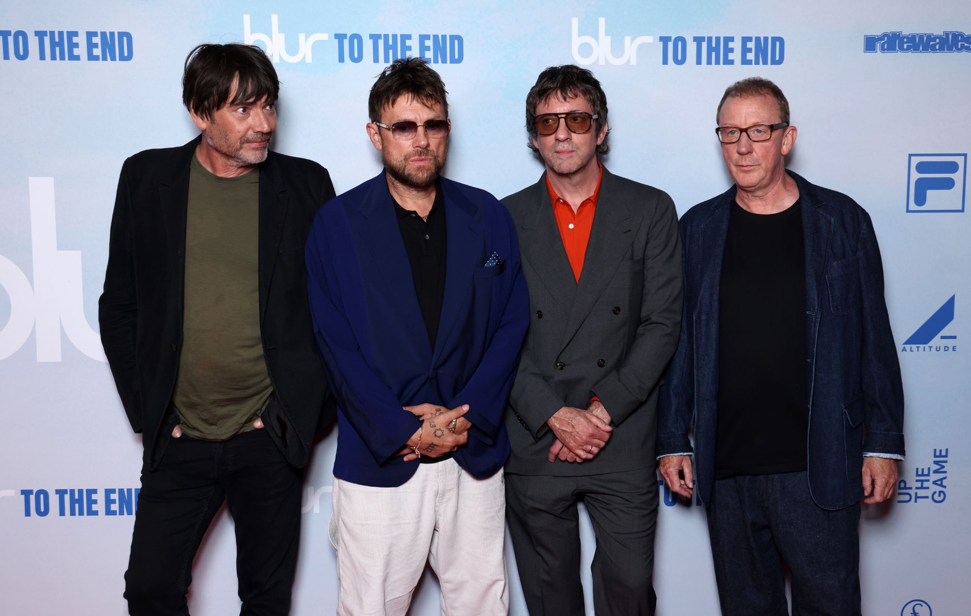Alex James, Damon Albarn, Graham Coxon and Dave Rowntree of Blur