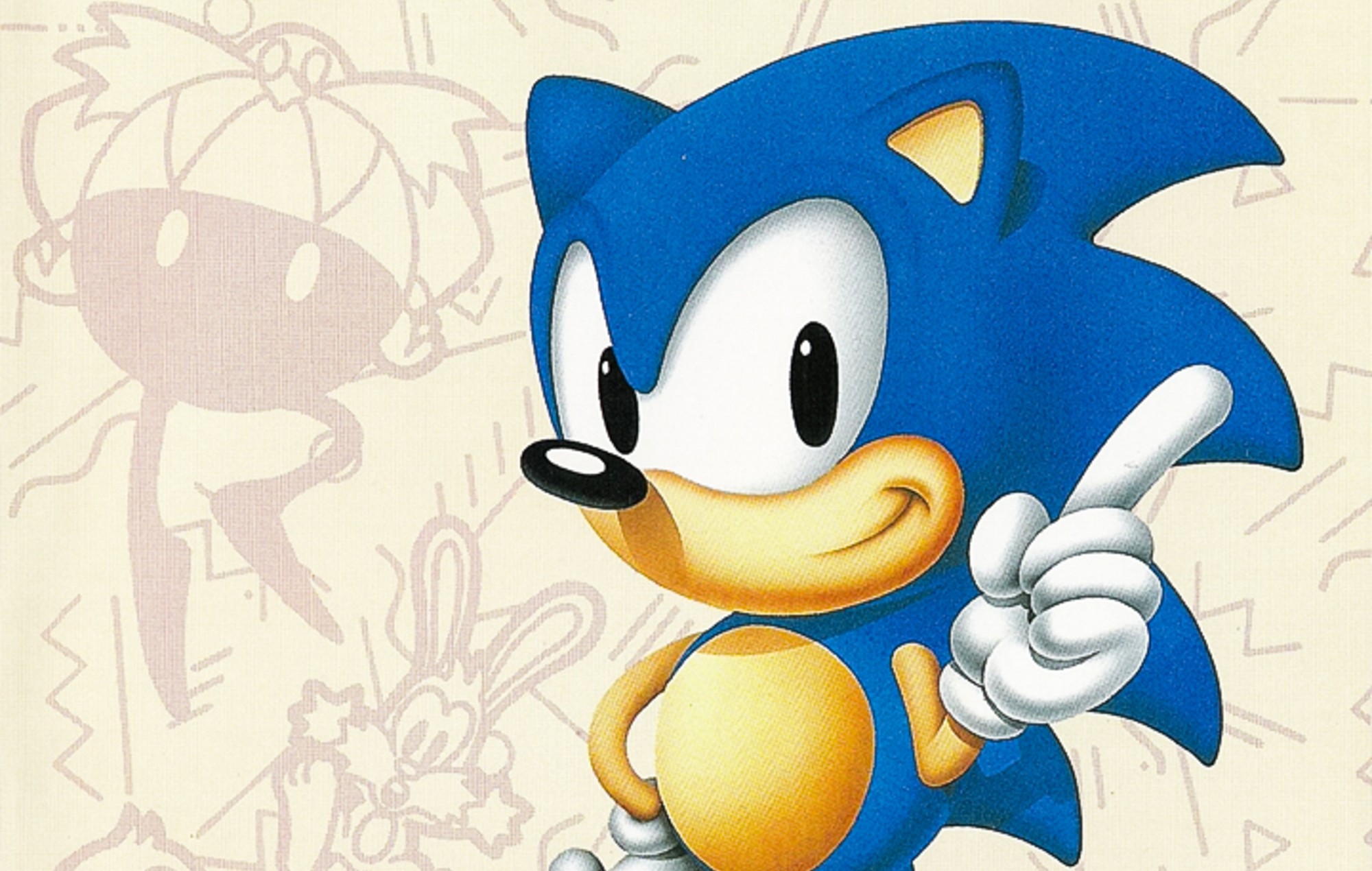 'Sonic The Hedgehog' art.