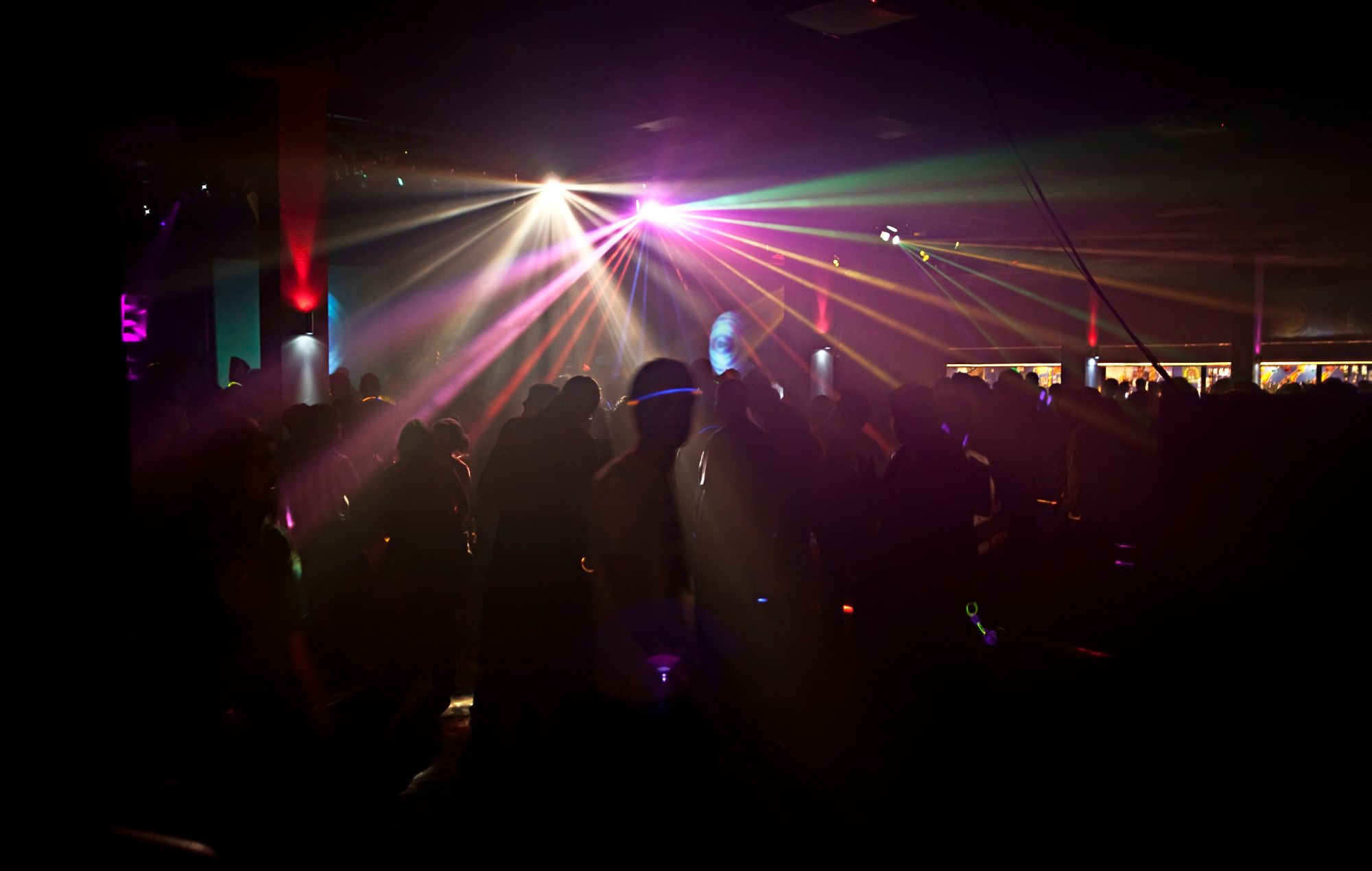 Crowd on a dance floor at Bang Face weekender,