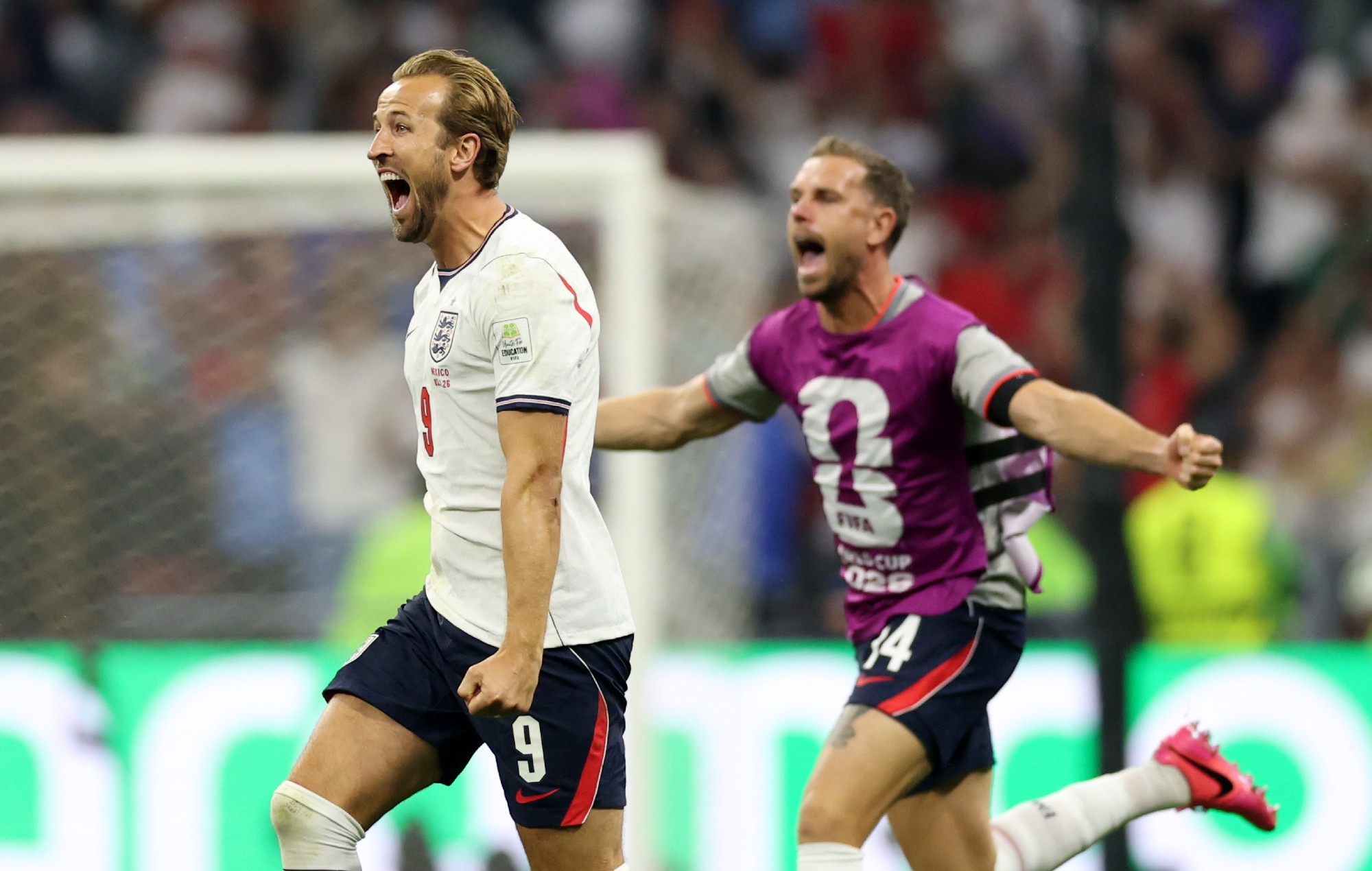 Harry Kane and Jordan Henderson
