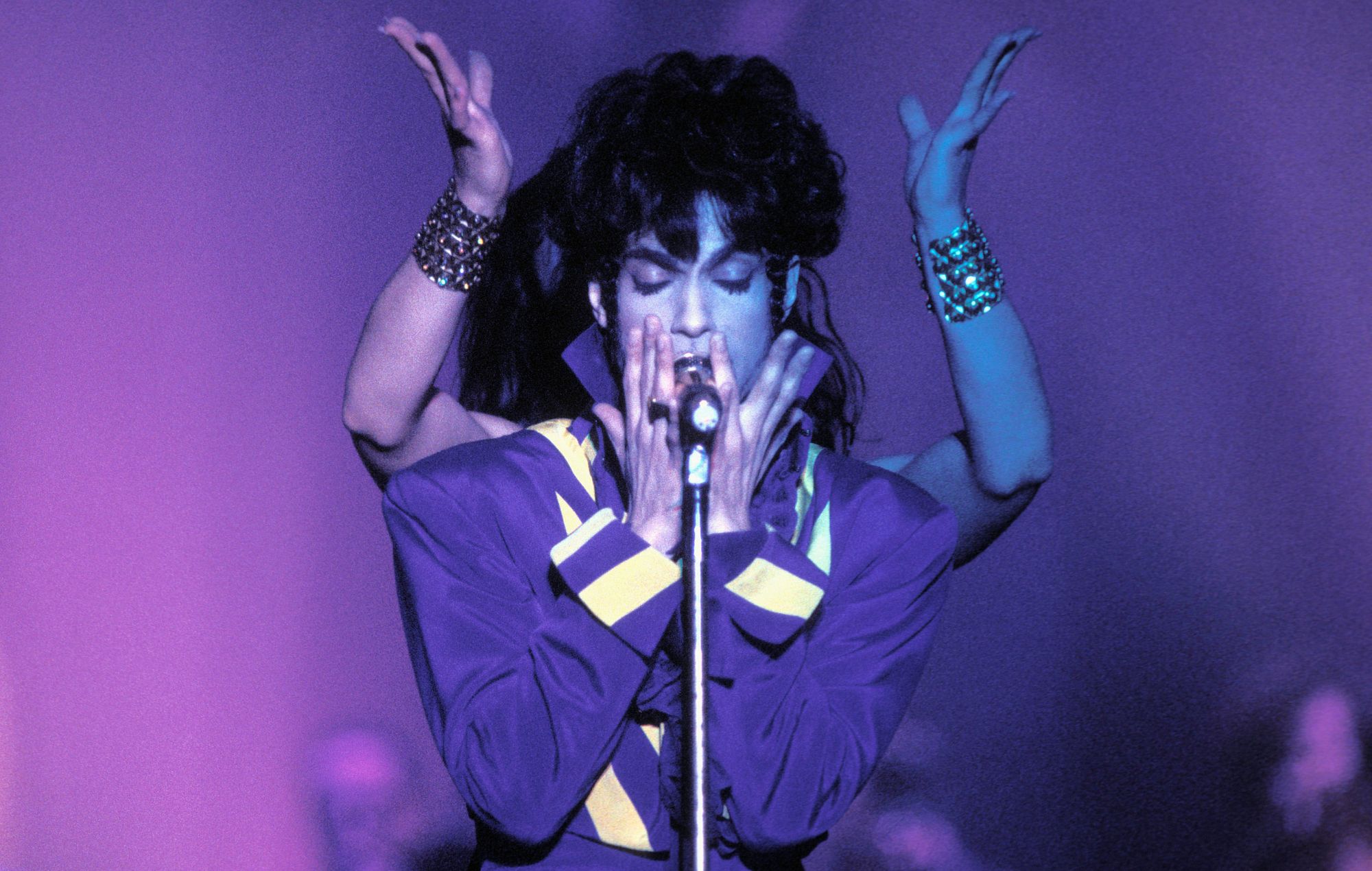 Prince performs on stage on August 9 1993
