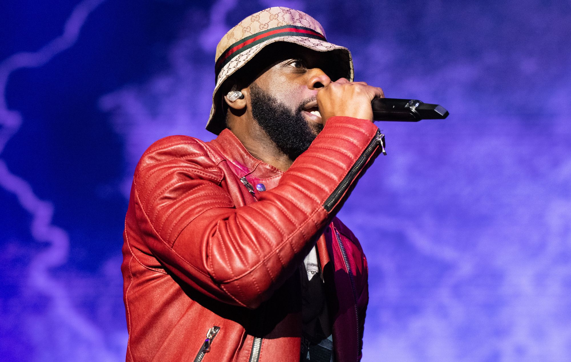 Pras Michel performs onstage with The Fugees