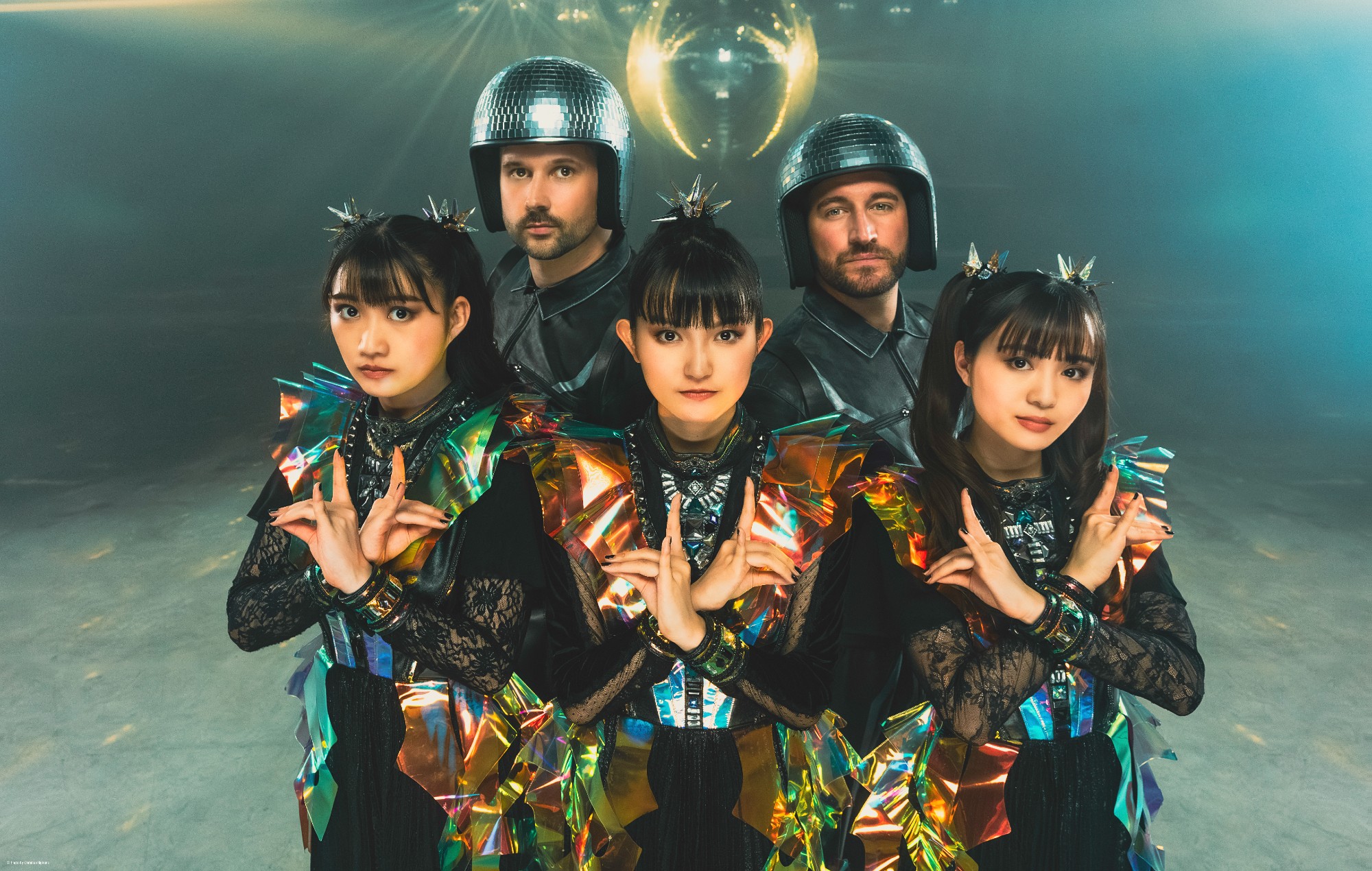 BABYMETAL and members of Electric Callboy.