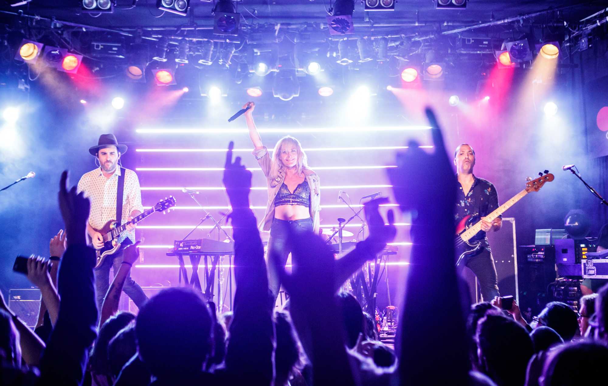 Metric perform in concert at sala Bikini in Barcelona, Spain. (Photo by Xavi Torrent/Redferns)