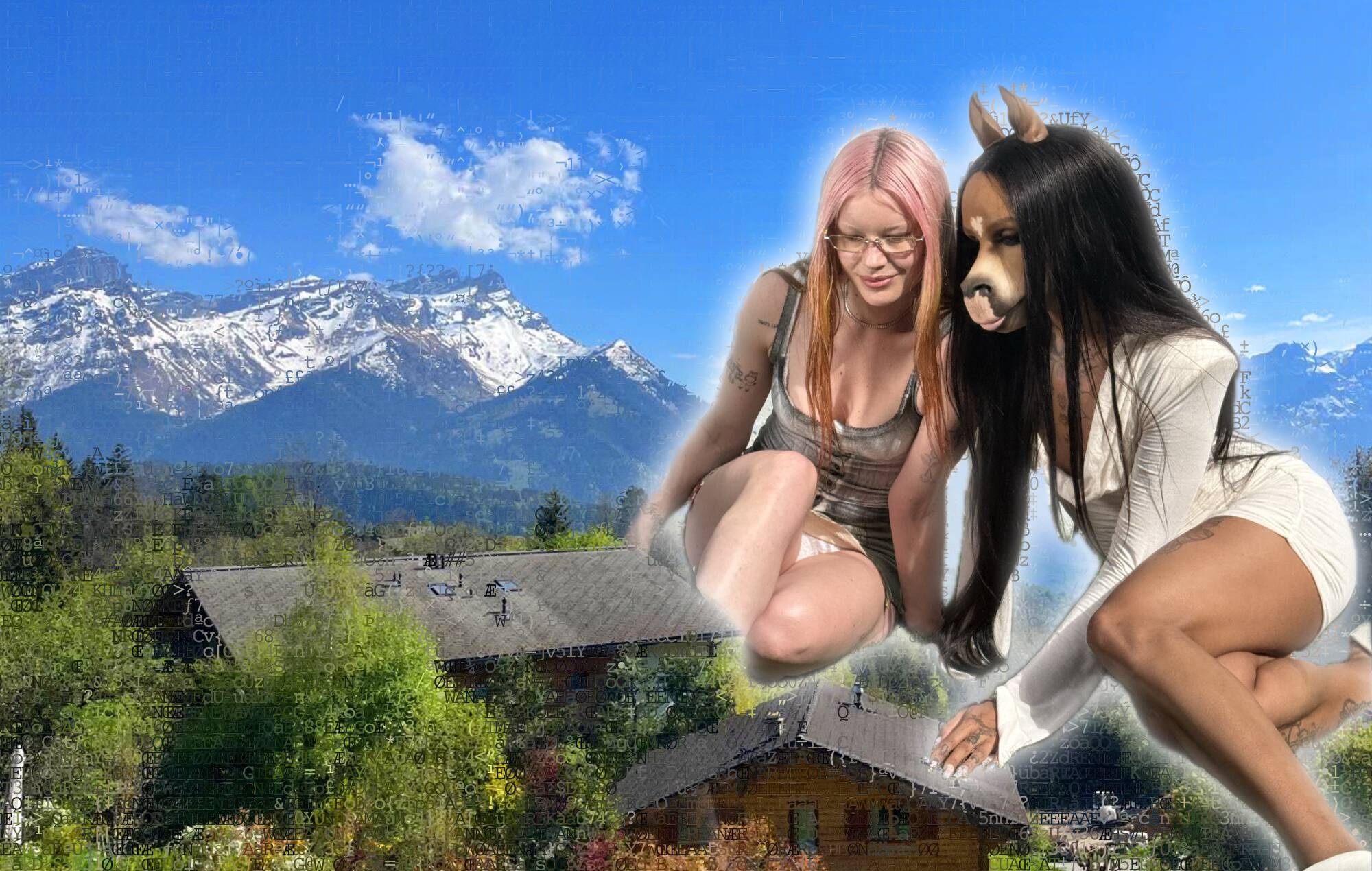 Wet Leg's Rhian Teasdale and HorsegiirL