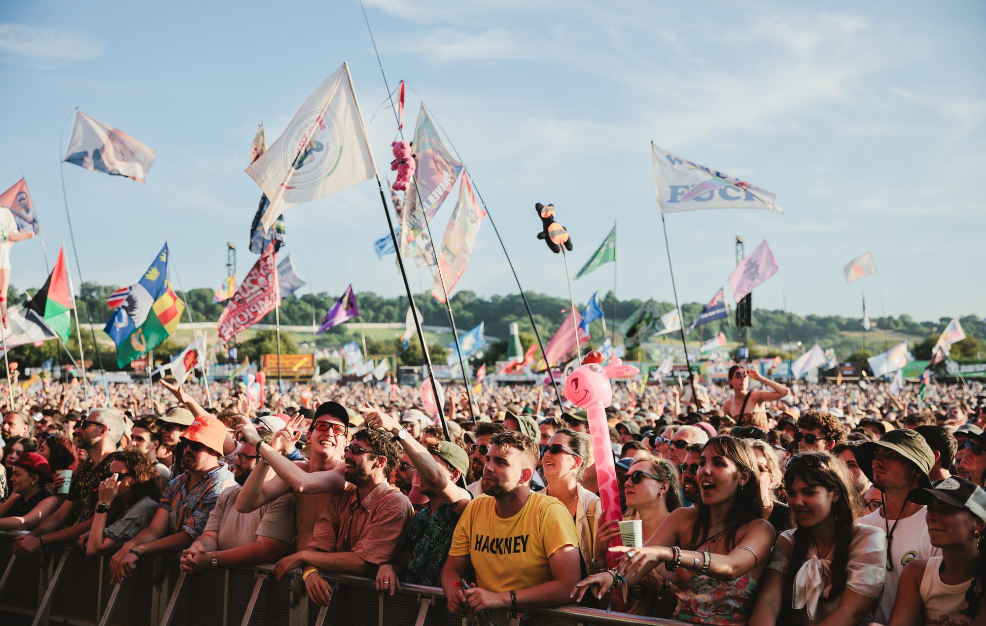 The crowd for Wolf Alice at Glastonbury 2025, photo by Andy Ford