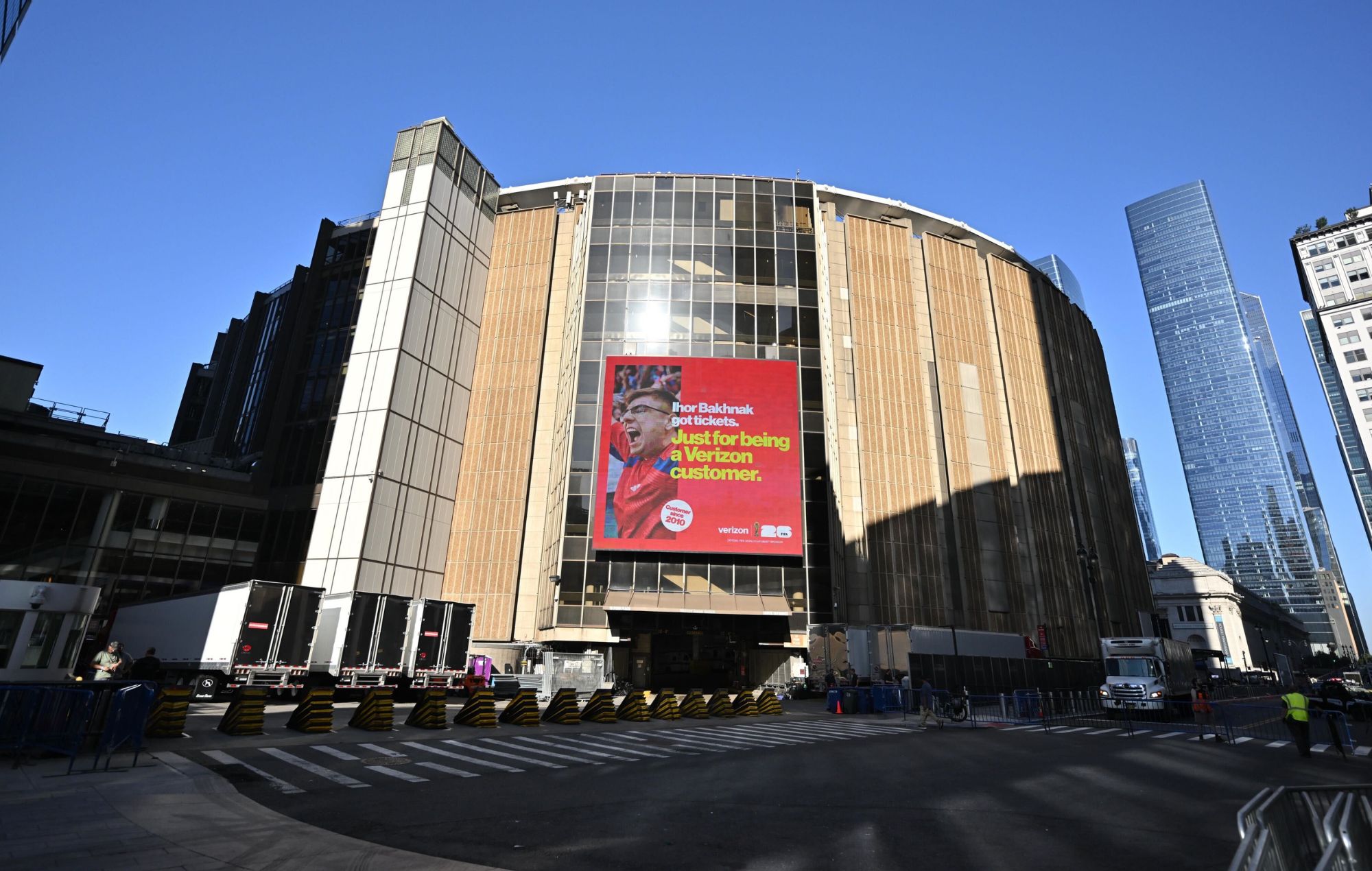 General views around Madison Square Garden on July 2, 2026