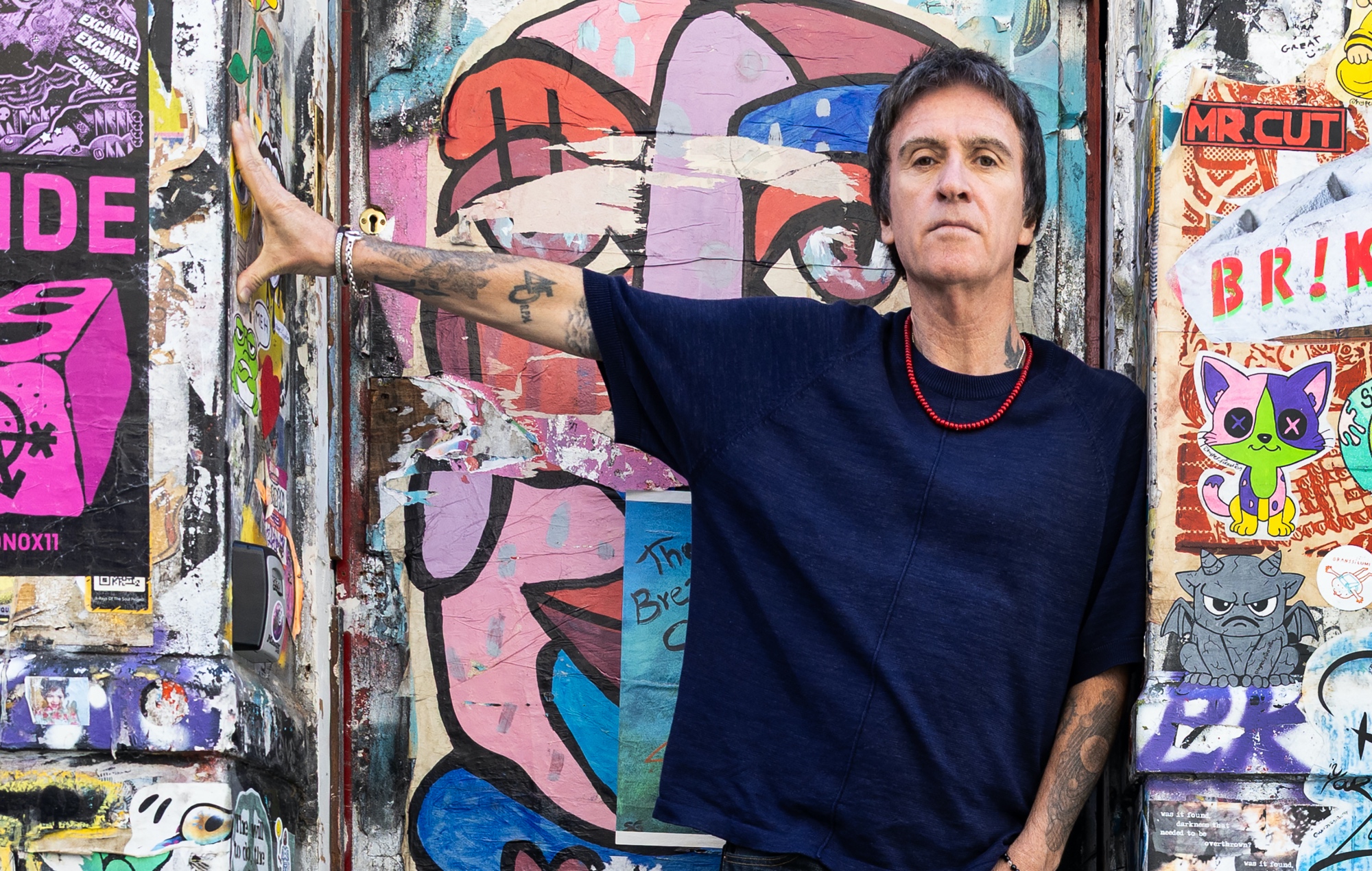 Johnny Marr press photograph, by Andrew Cotterill