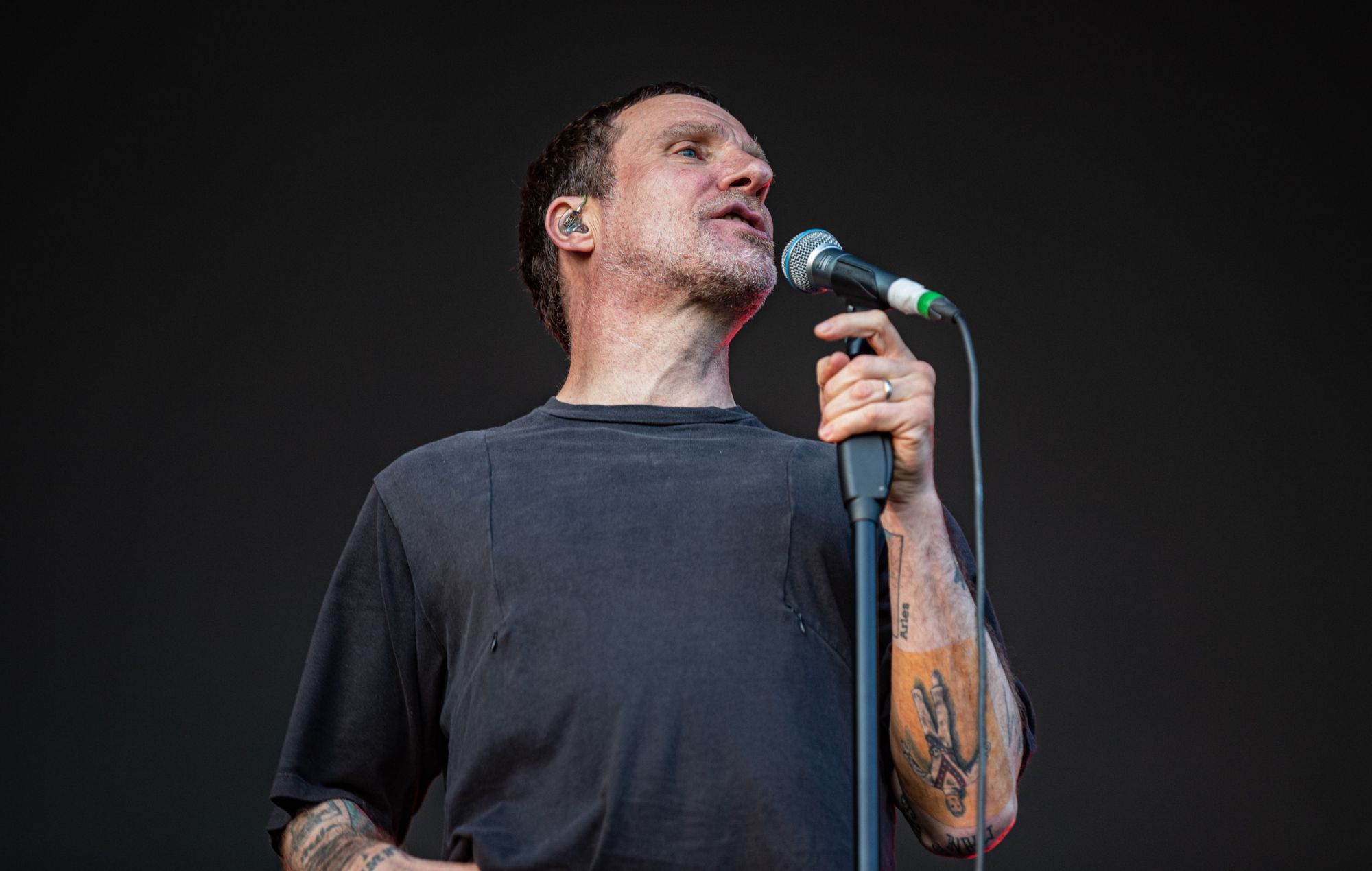 Frontman Jason Williamson of Sleaford Mods