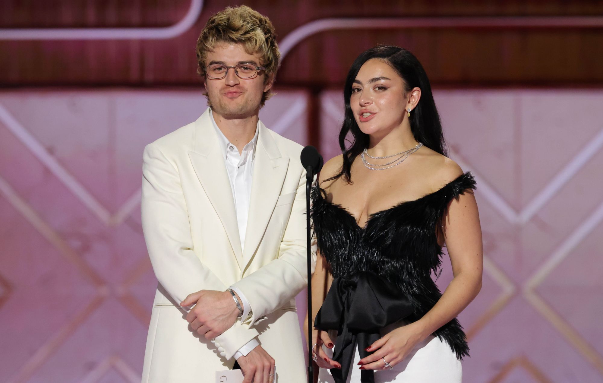 Joe Keery and Charli XCX in 2026