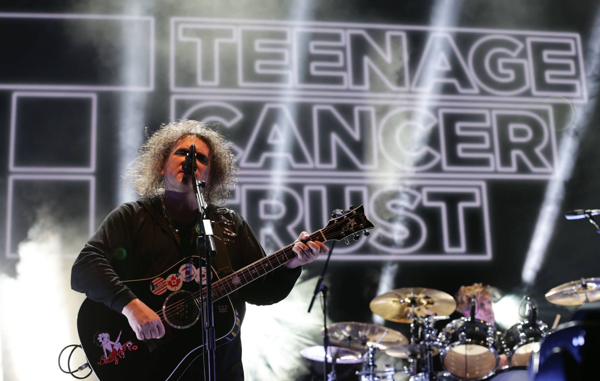 Robert Smith of The Cure at the Teenage Cancer Trust gigs, at London's Royal Albert Hall (Photo by Yui Mok/PA Images via Getty Images)