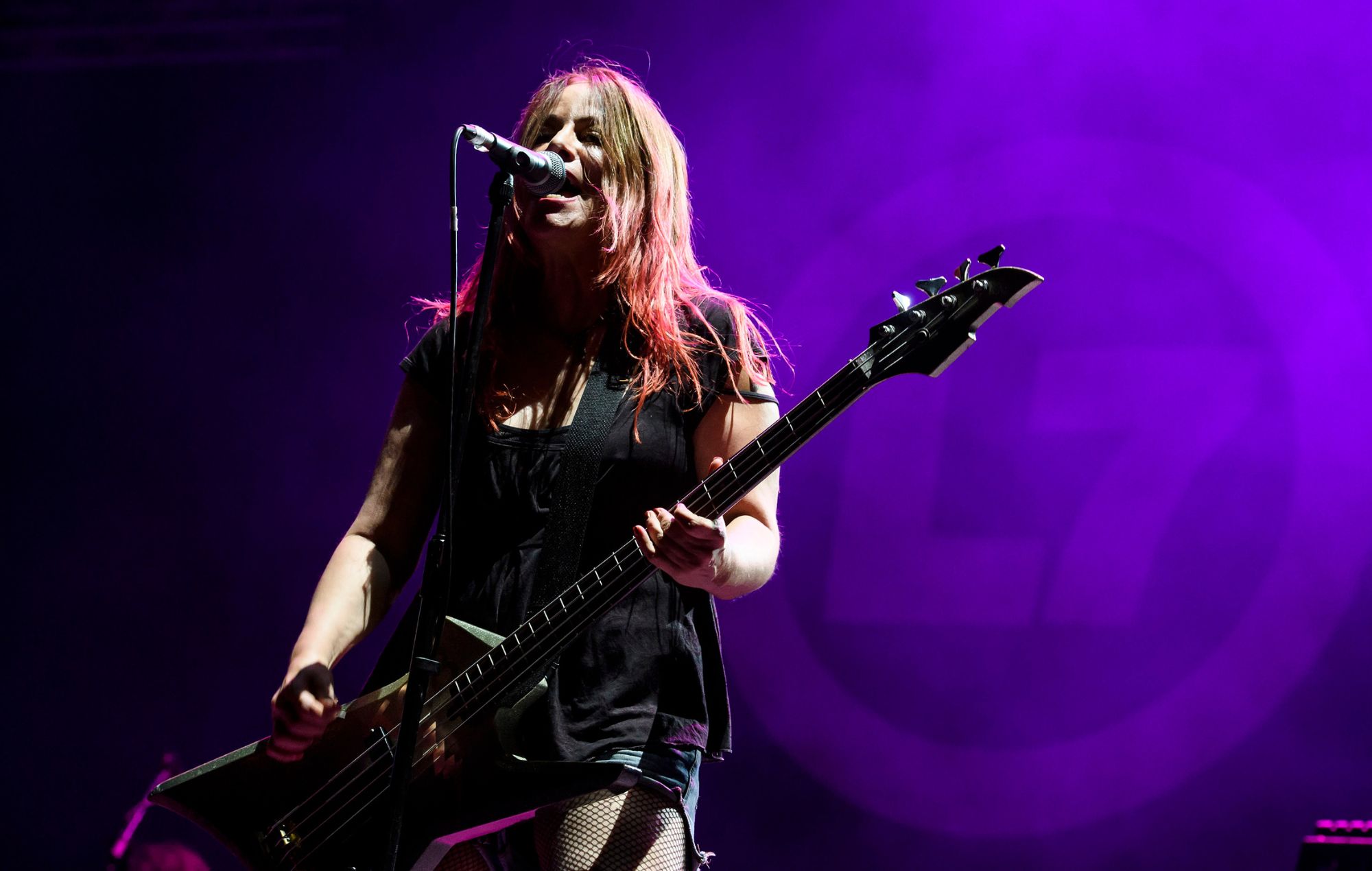 Jennifer Finch of the band L7