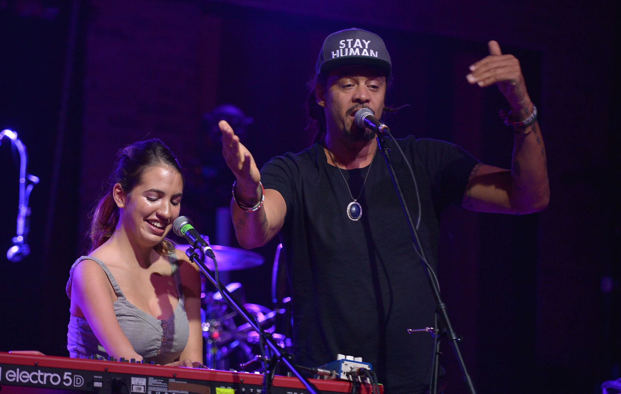 Victoria Canal and Michael Franti