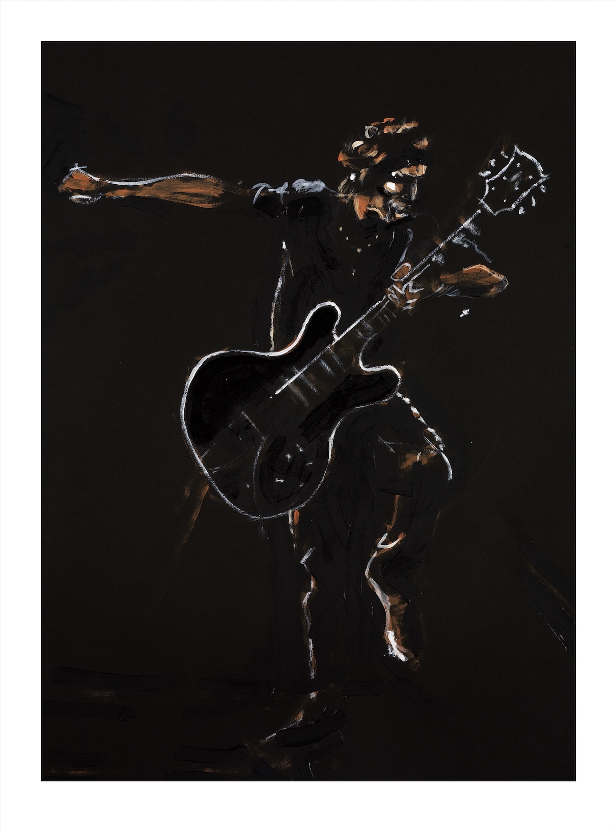 Ronnie Wood, 'Doctor' Keth Richards portrait