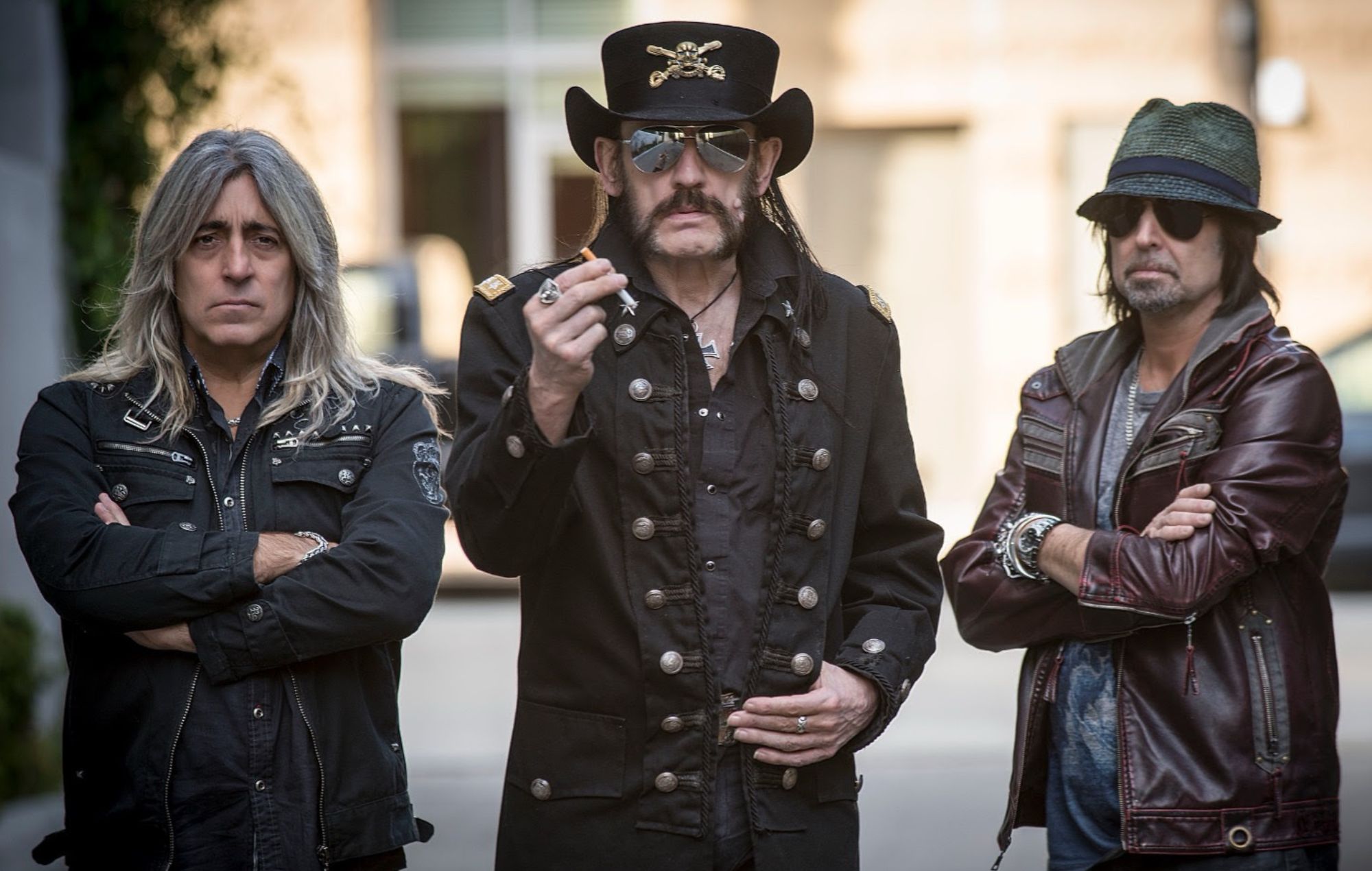 MOTÖRHEAD – Mikkey Dee, Lemmy and Phil Campbell. CREDIT: Press