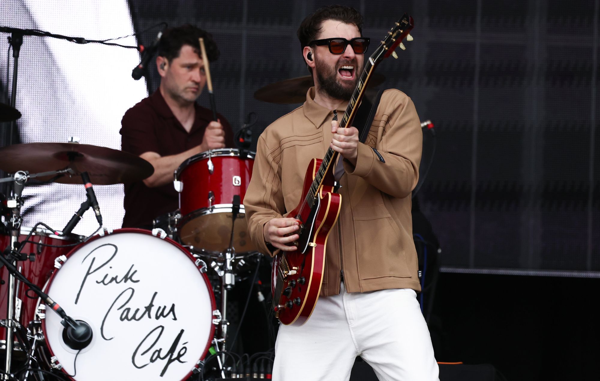 Liam Fray of the Courteeners performs in 2024.