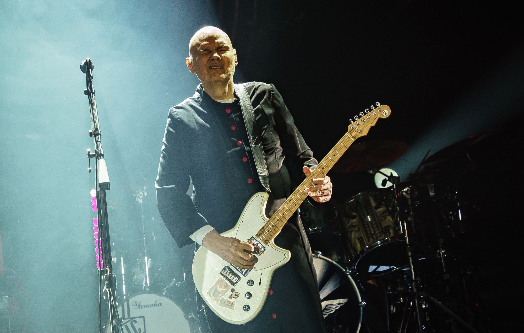 Billy Corgan of Smashing Pumpkins performs live