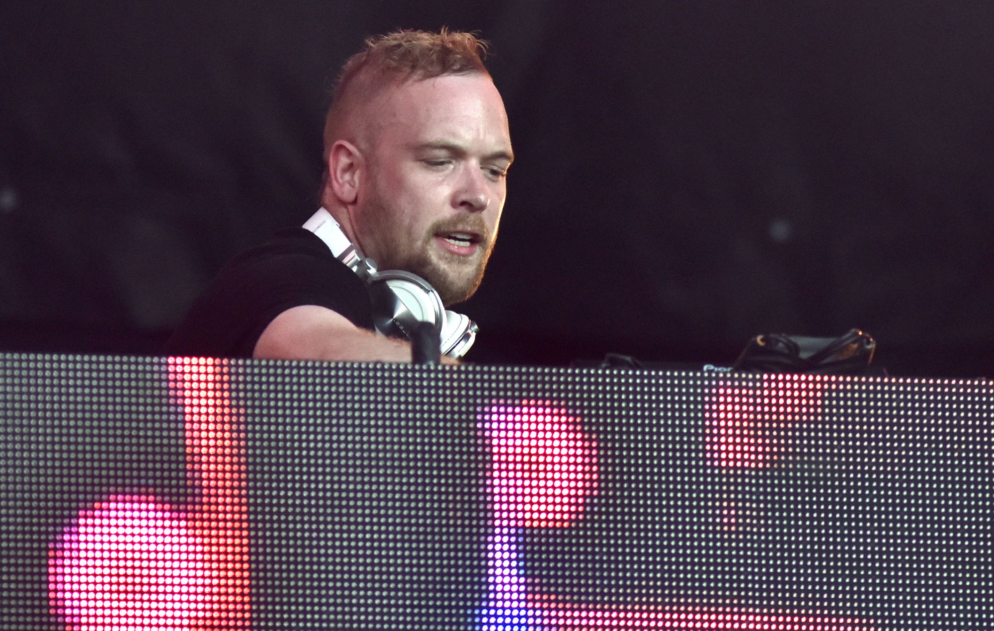 Rusko performs live