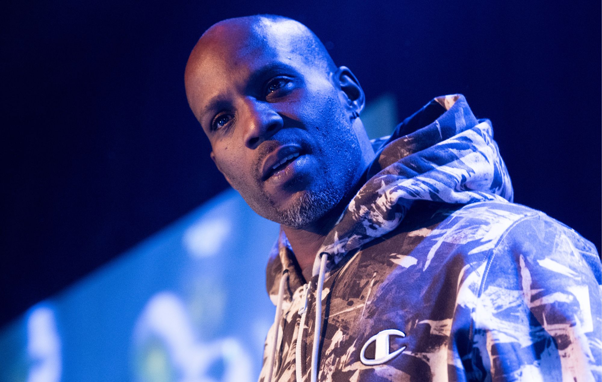Rapper DMX performs in concert