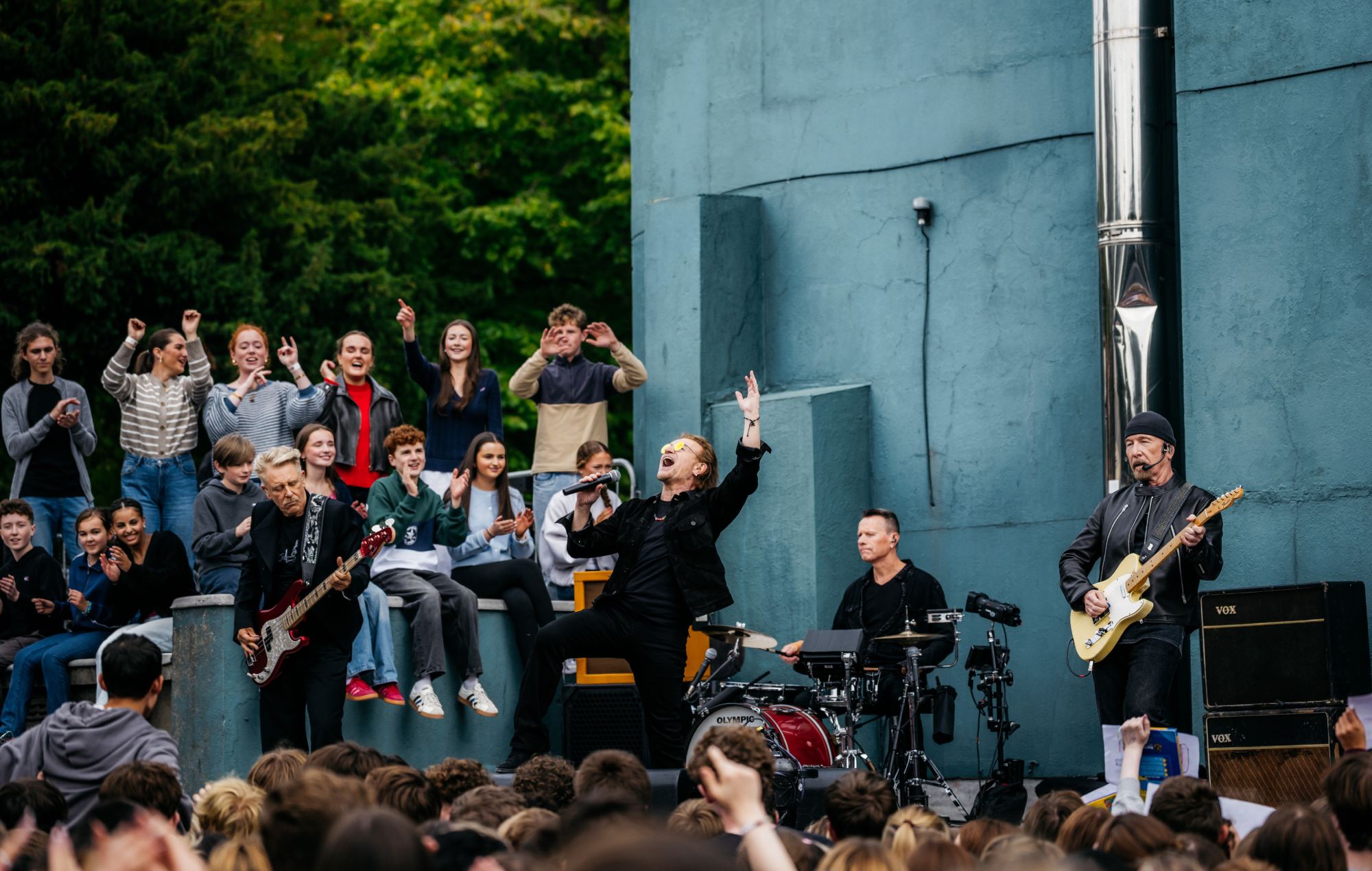 U2 live at Mount Temple in Dublin, 2026. Credit: Rich Fury