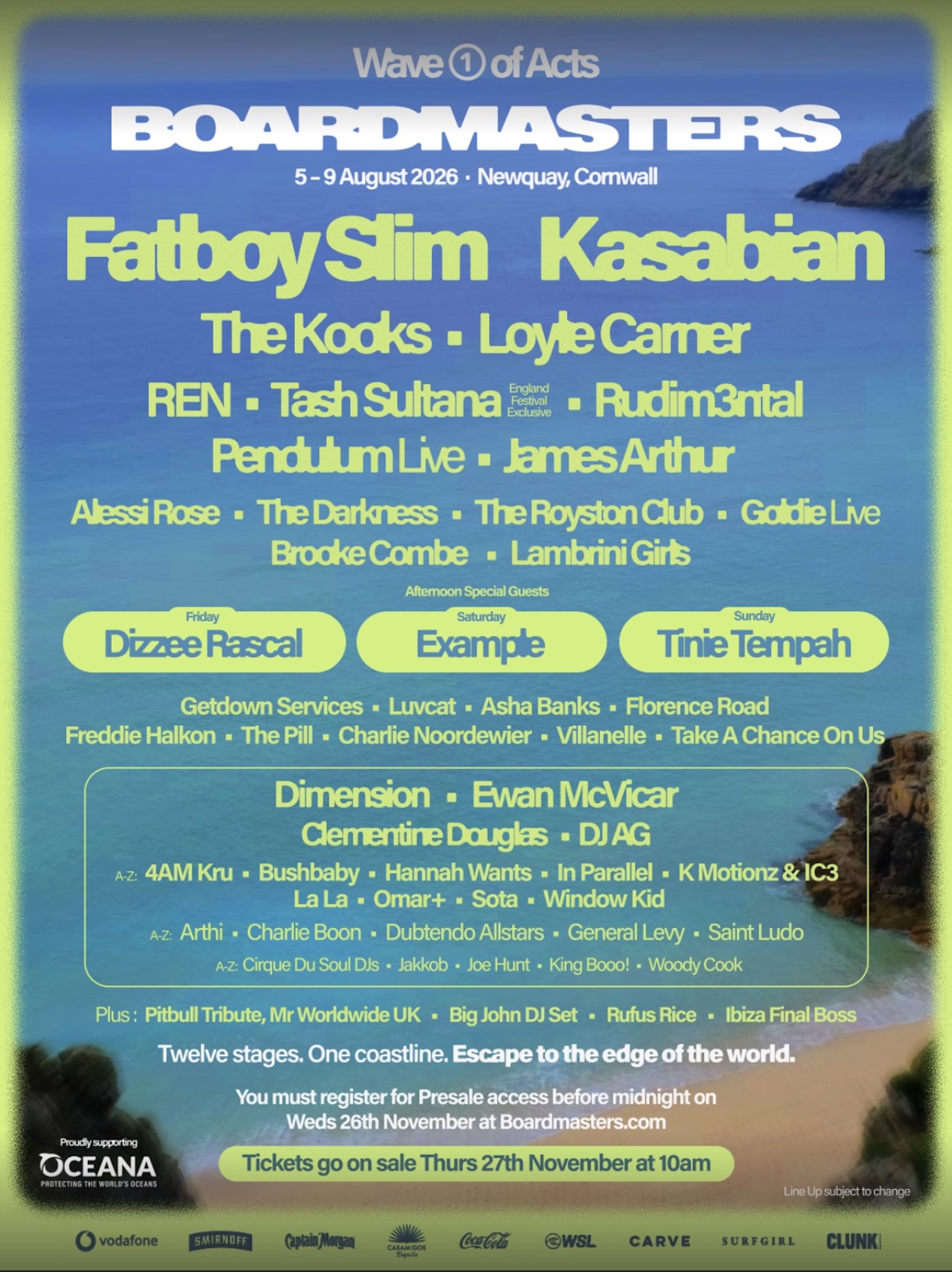 Boardmasters 2026 poster