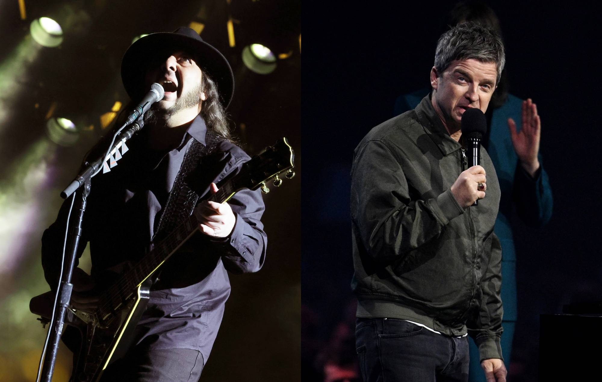 Daron Malakian of System Of A Down and Oasis' Noel Gallagher