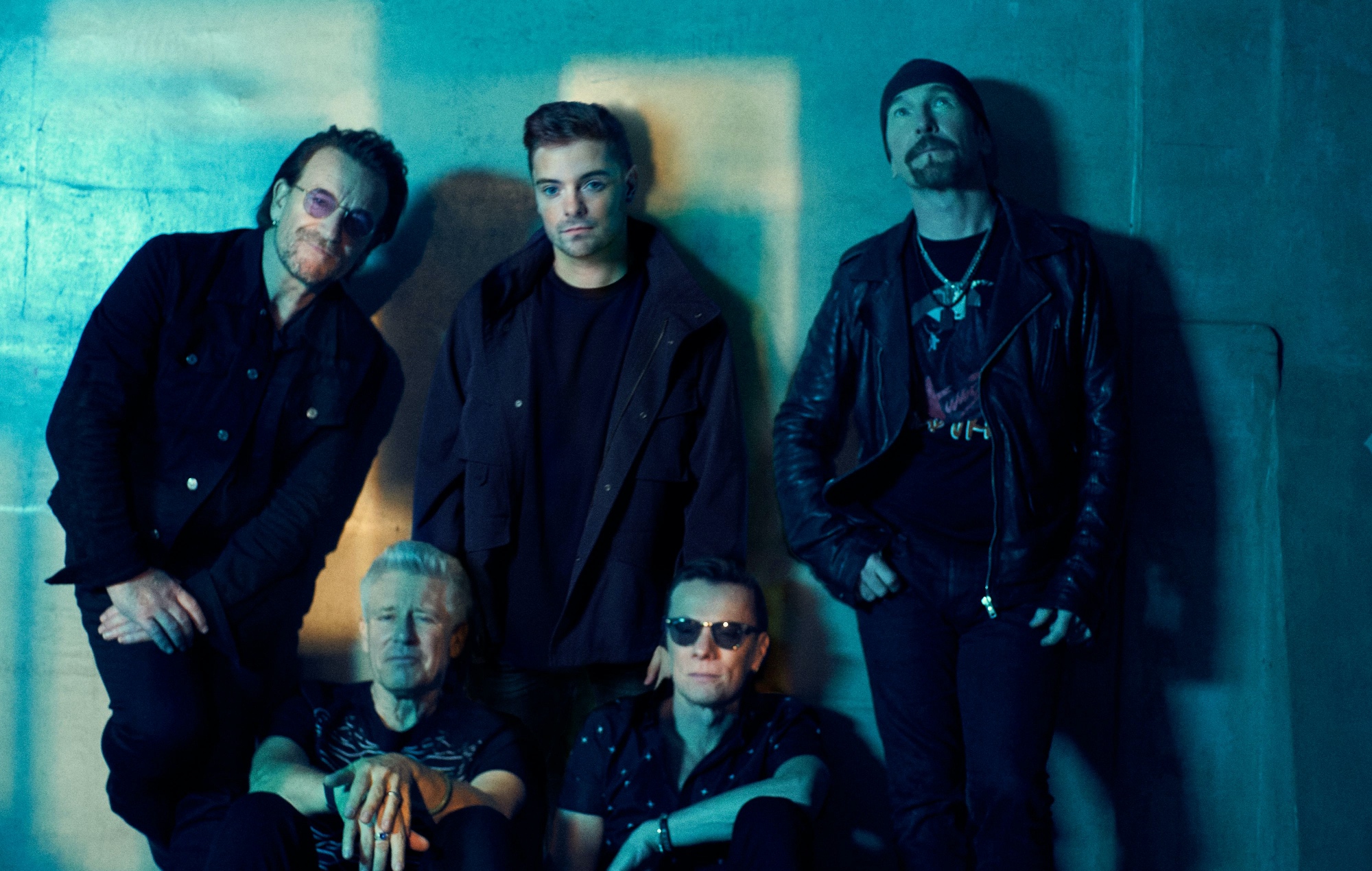 U2 and Martin Garrix press photograph, by Kurt Iswarienko|