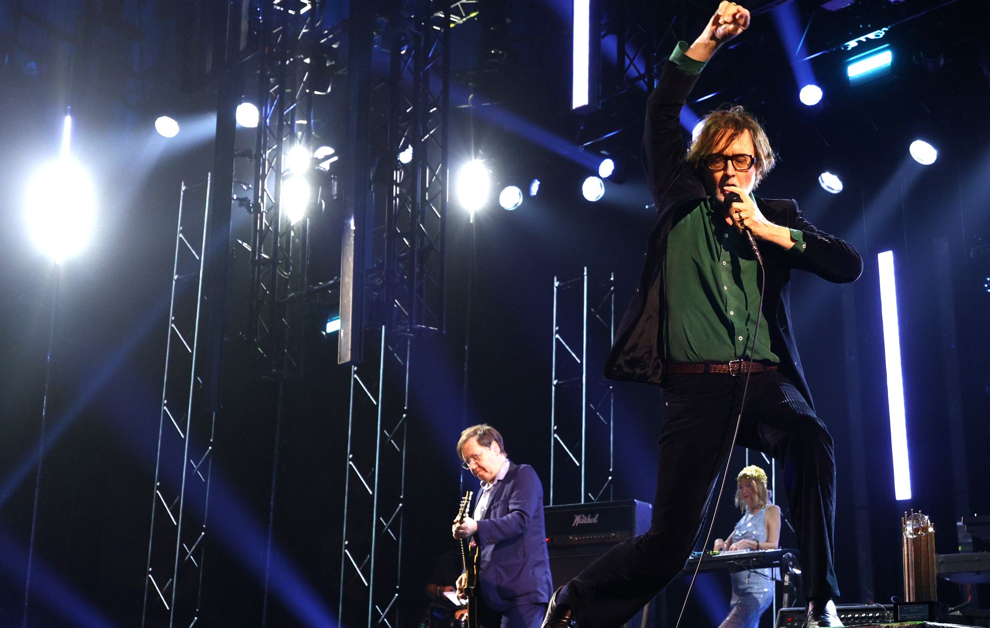 arvis Cocker of Pulp performs at the 2026 Mercury Prize. (Photo by JMEnternational/Getty Images)