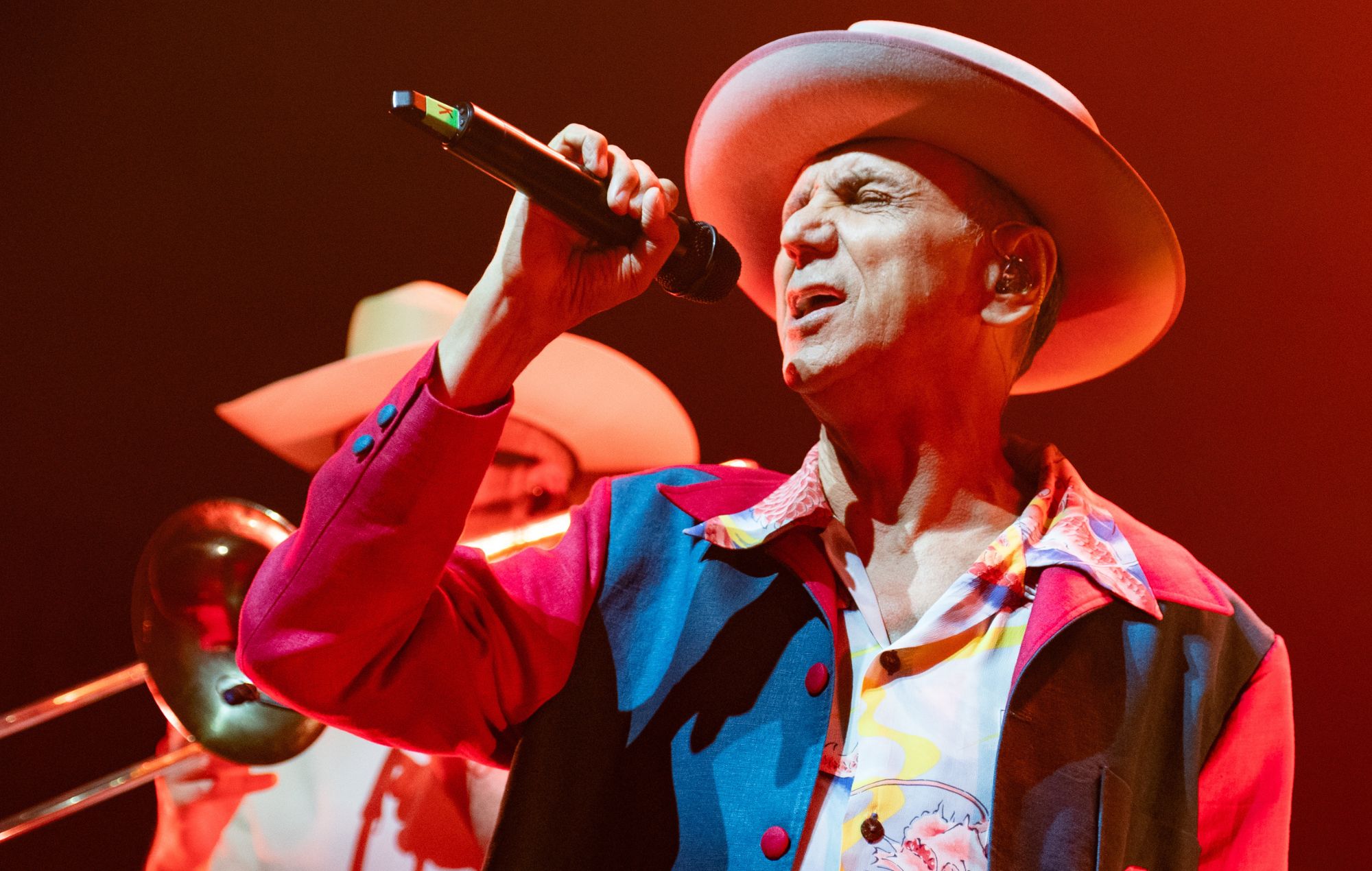 Kevin Rowland of Dexys performs live