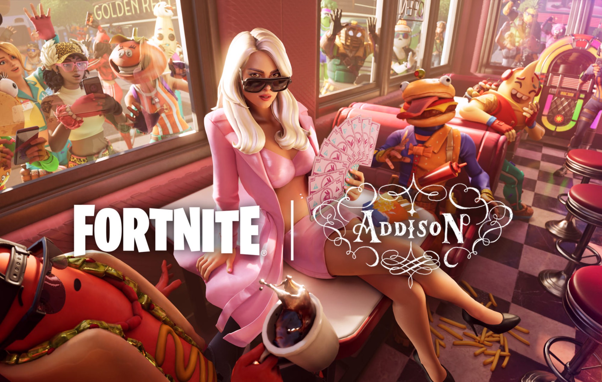 Addison Rae x 'Fortnite'