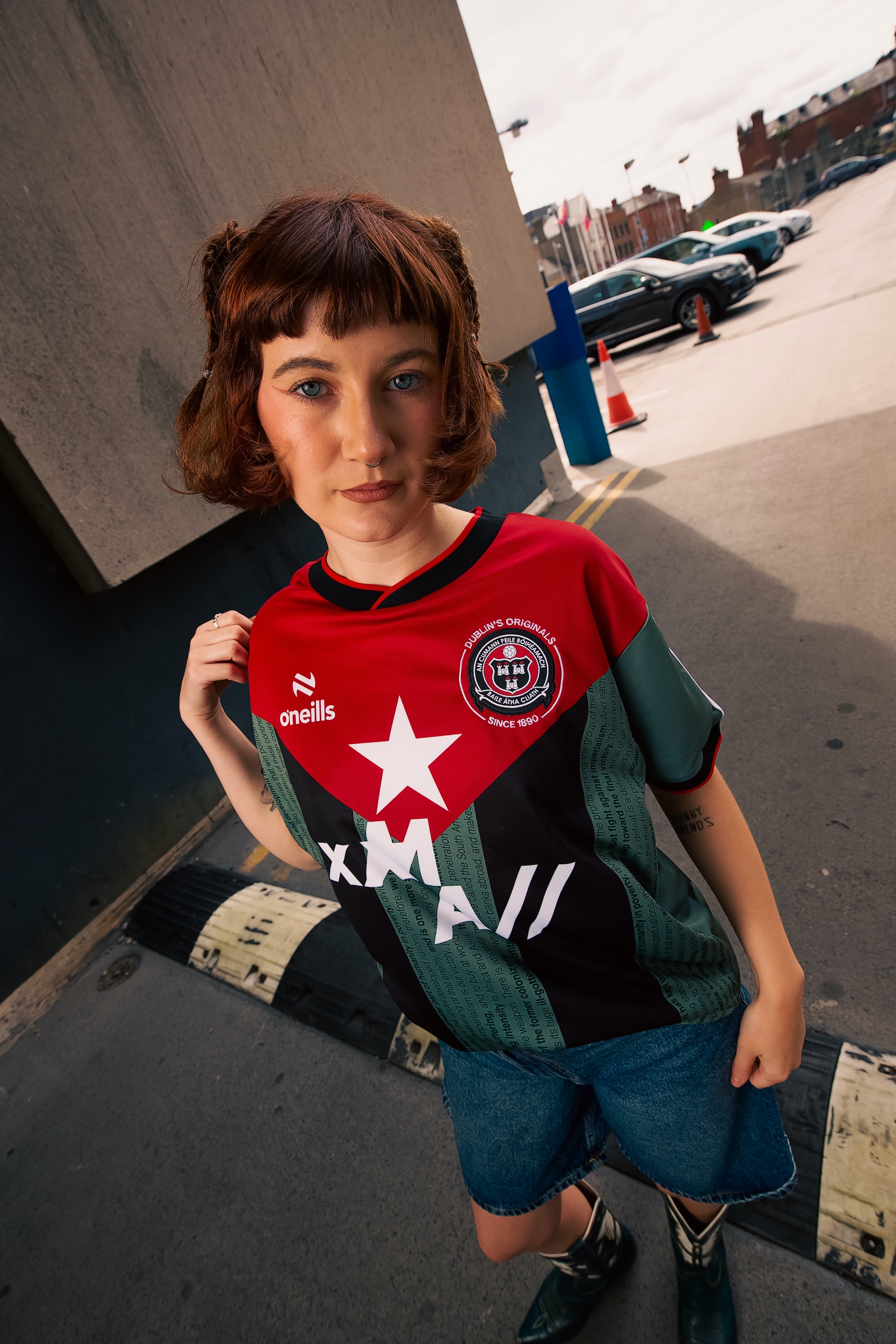 Massive Attack and Bohemian F.C. football shirt