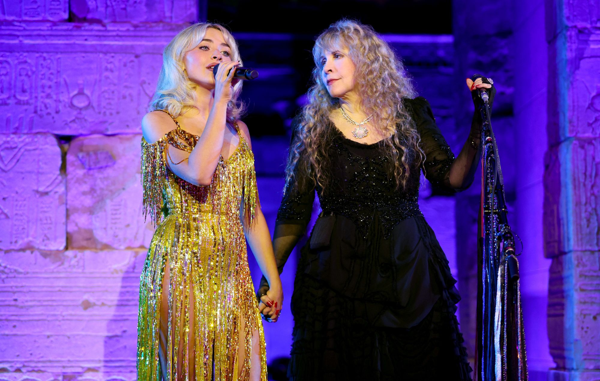 Sabrina Carpenter and Stevie Nicks