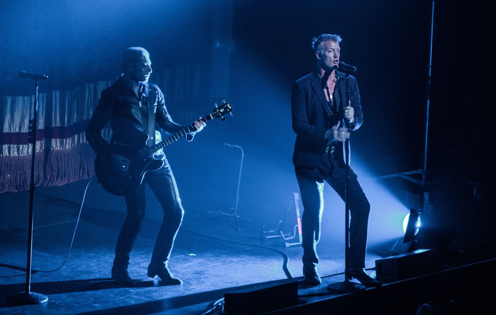 Josh Homme and Mikey Shoes of Queens Of The Stone Age at Dolby Theater, November 2025 (Photo by Harmony Gerber/Getty Images)
