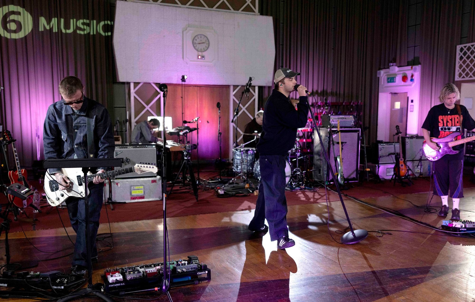 Fontaines D.C. at Maida Vale Studios. CREDIT: BBC