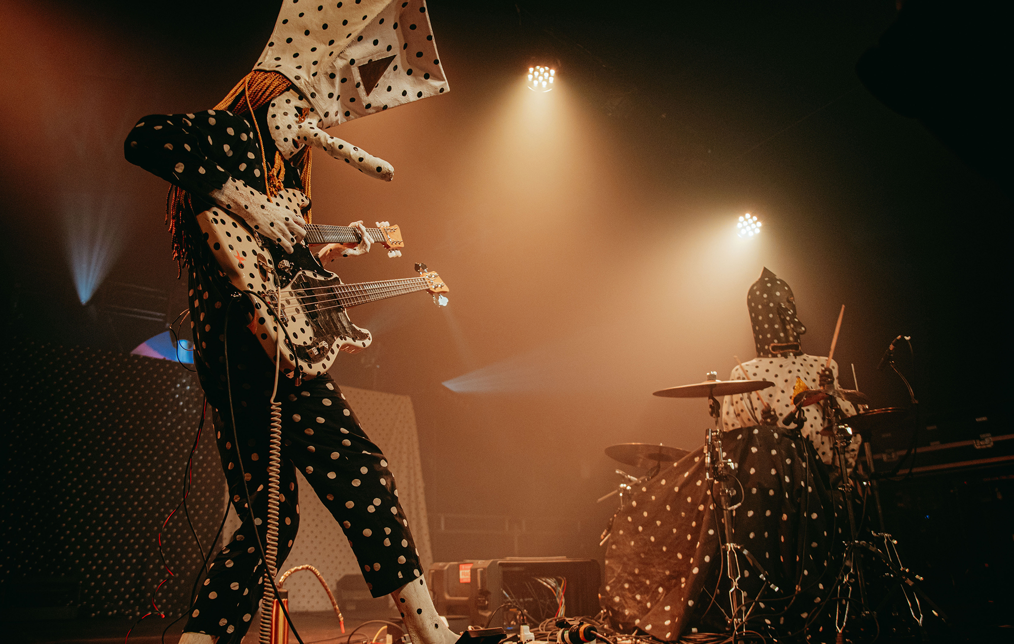 Angine de Poitrine live at the NME Beach stage at The Great Escape 2026. Credit: Chloe Hashemi for NME
