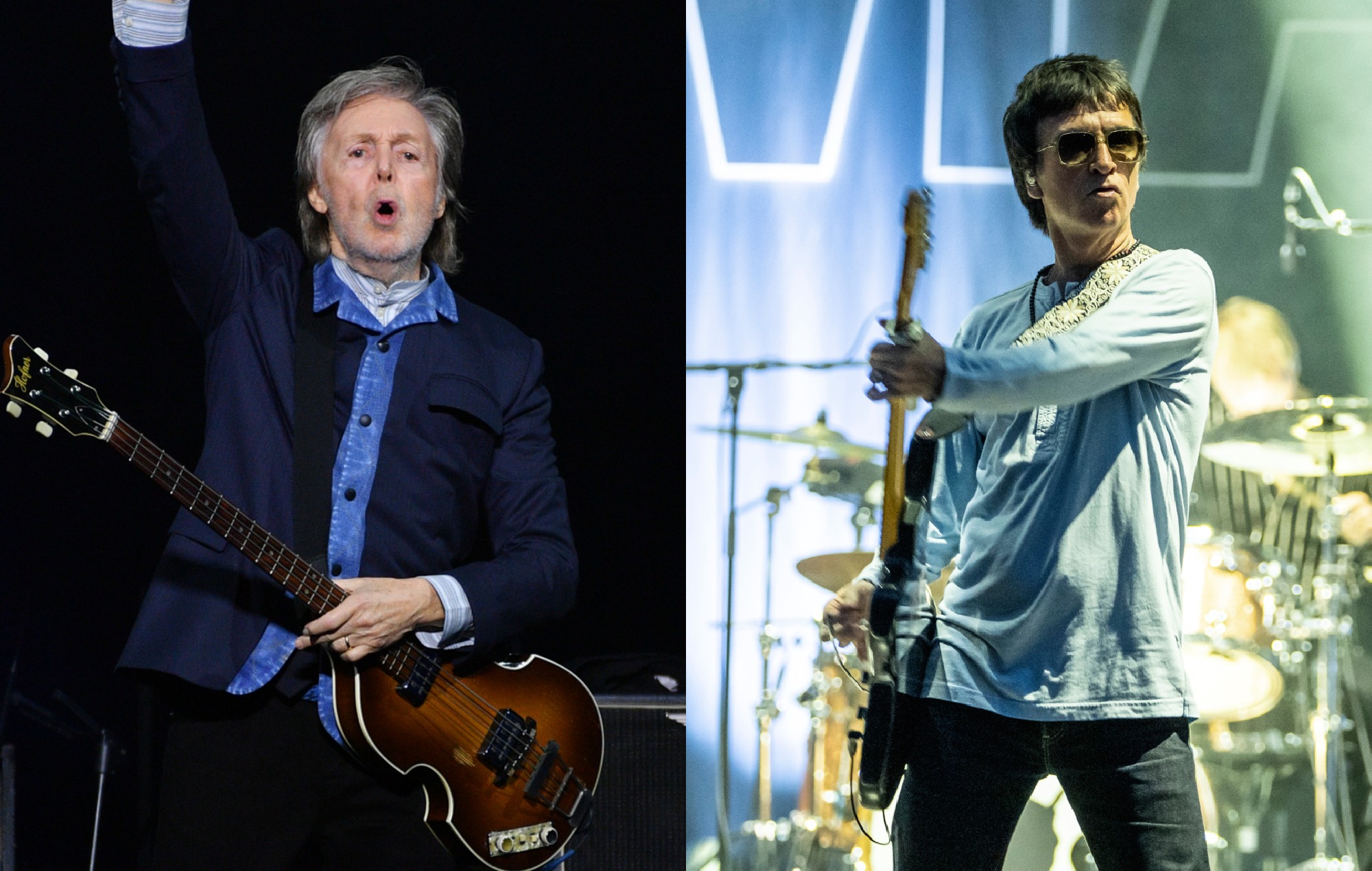 Paul McCartney and Johnny Marr