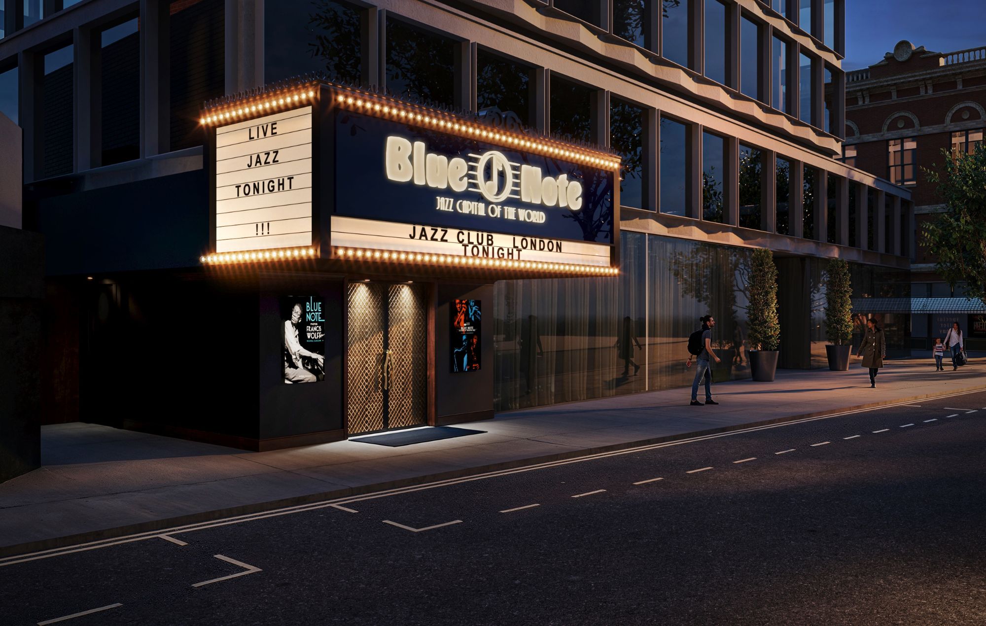 Blue Note exterior London plans. CREDIT: Press