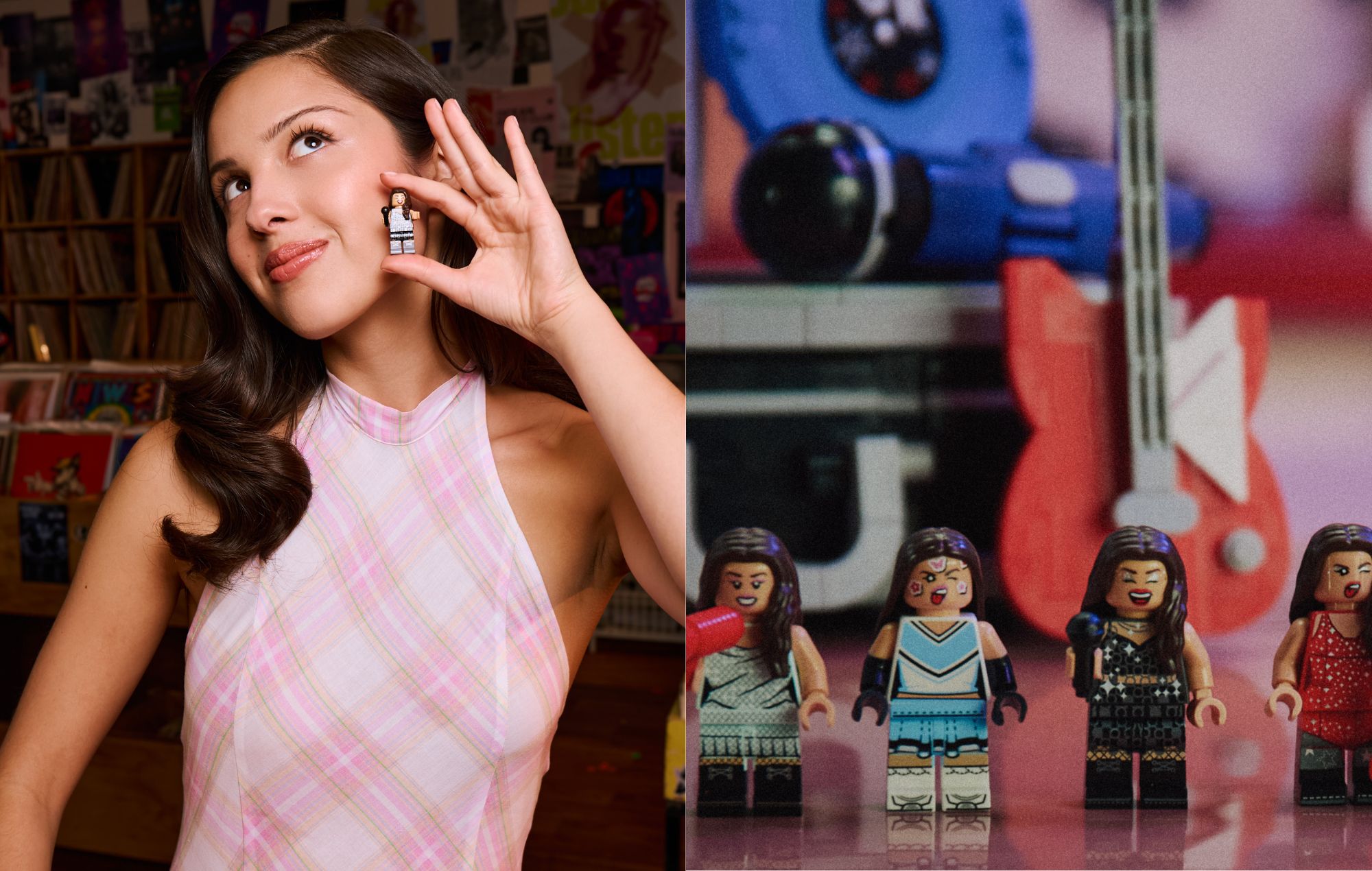 Olivia Rodrigo LEGO collection. Credit: the LEGO Group, Olivia Rodrigo x LEGO® Editions).