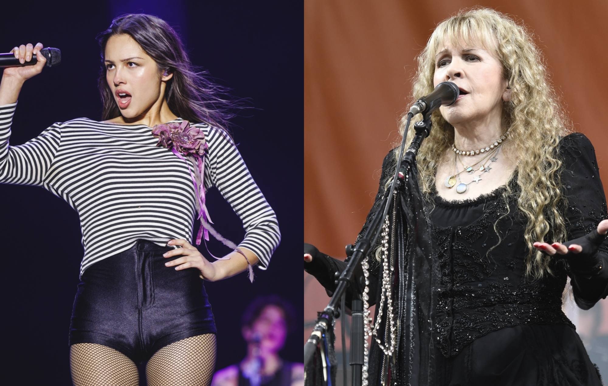 Olivia Rodrigo and Stevie Nicks